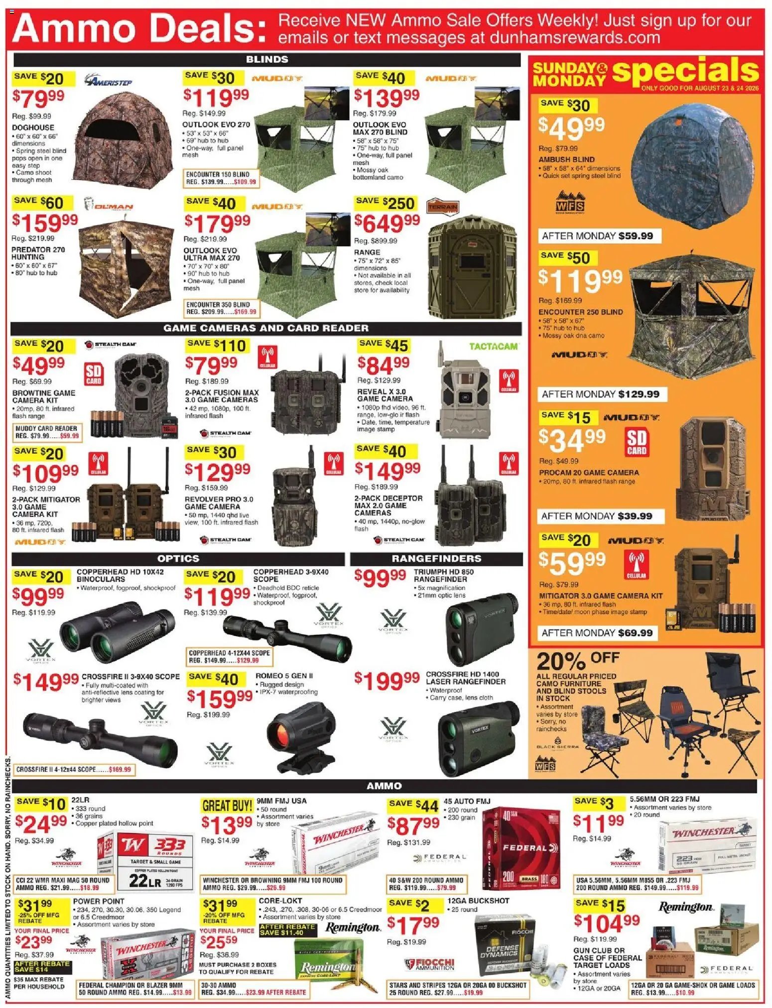 Dunham's Sports Weekly Ad