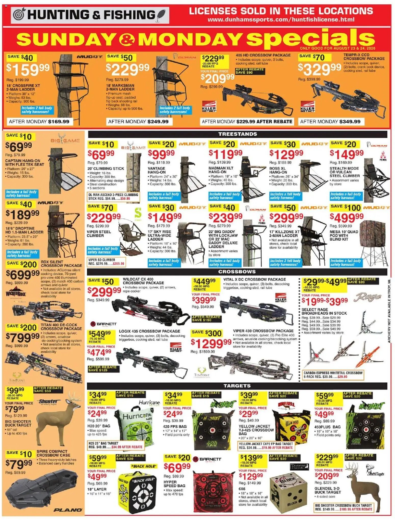 Dunham's Sports Weekly Ad