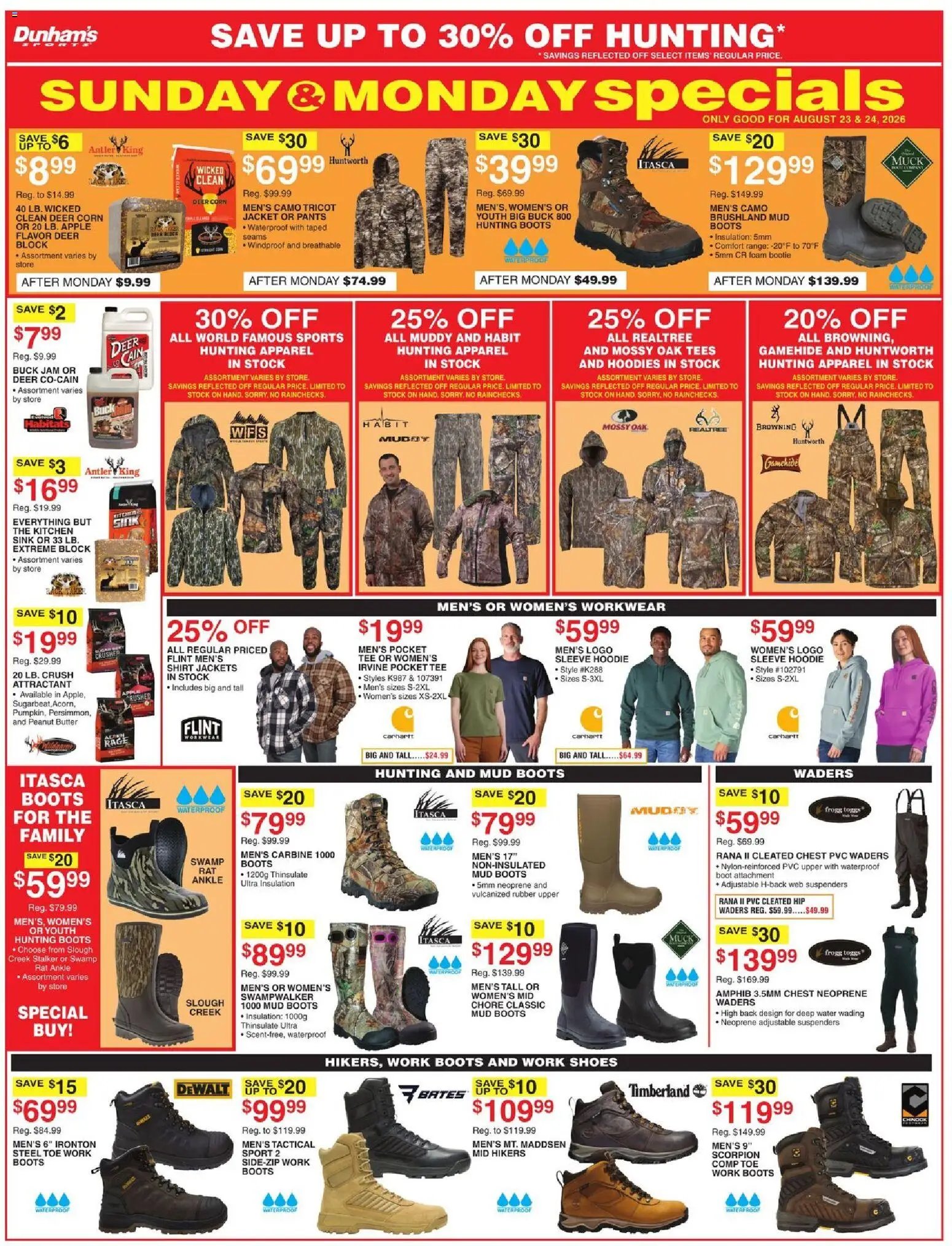 Dunham's Sports Weekly Ad