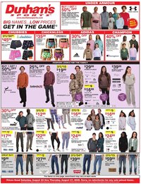 Dunham's Sports Weekly Ad