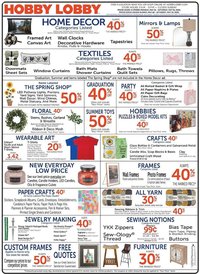 Hobby Lobby Weekly Ad