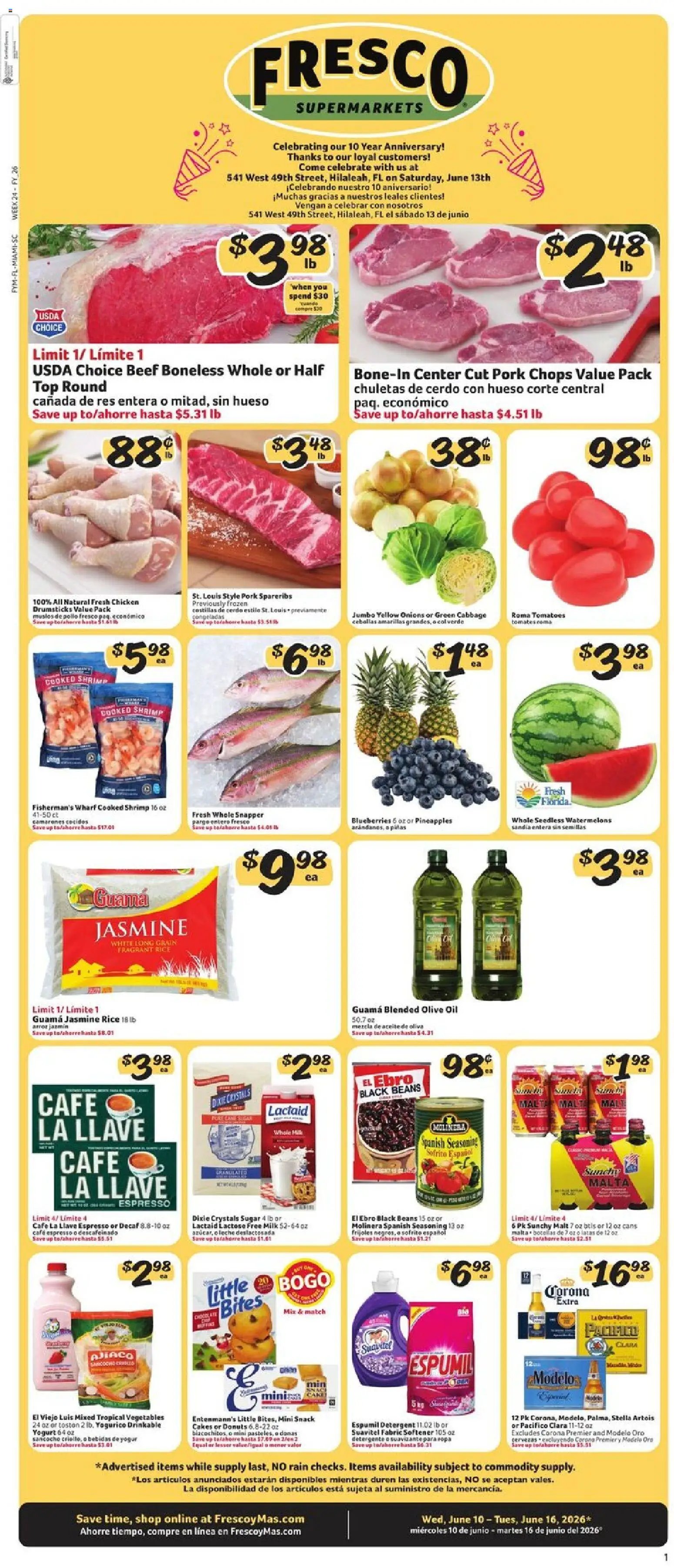 Fresco y Más Weekly Ad