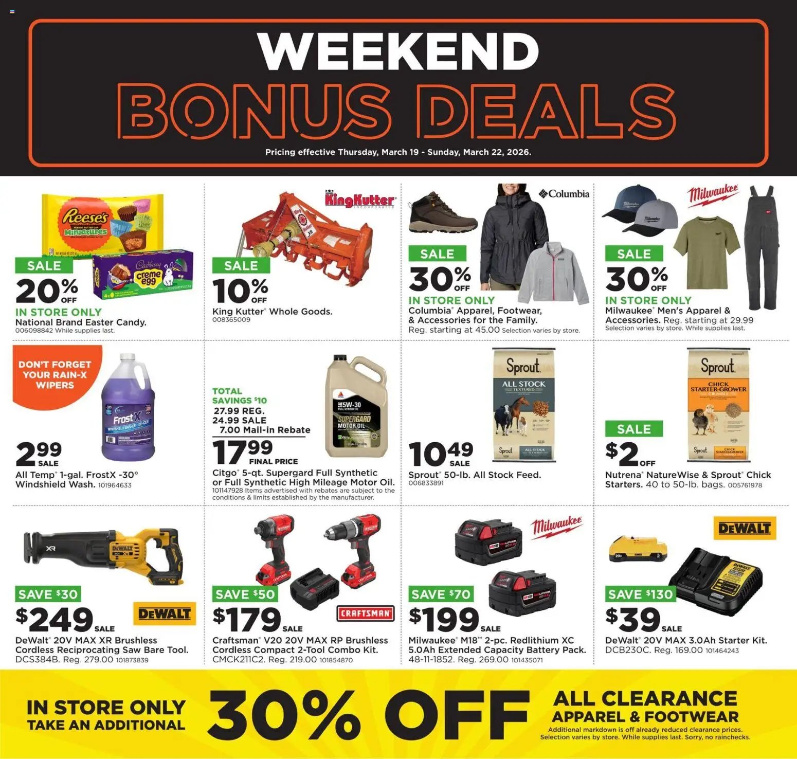 Mills Fleet Farm Weekend Ad
