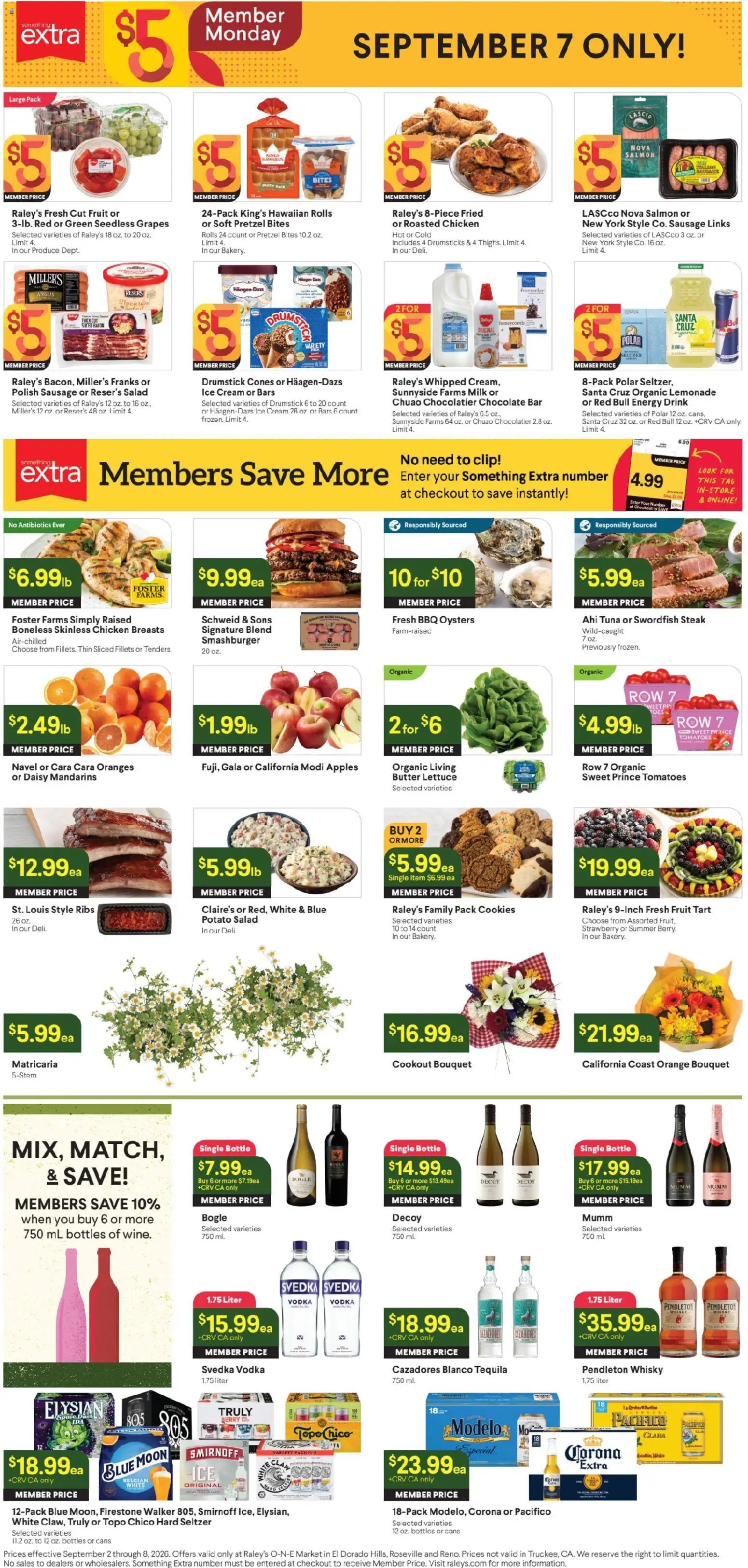 Raley's - Raley's ONE Market Weekly Ad 9/2-9/8