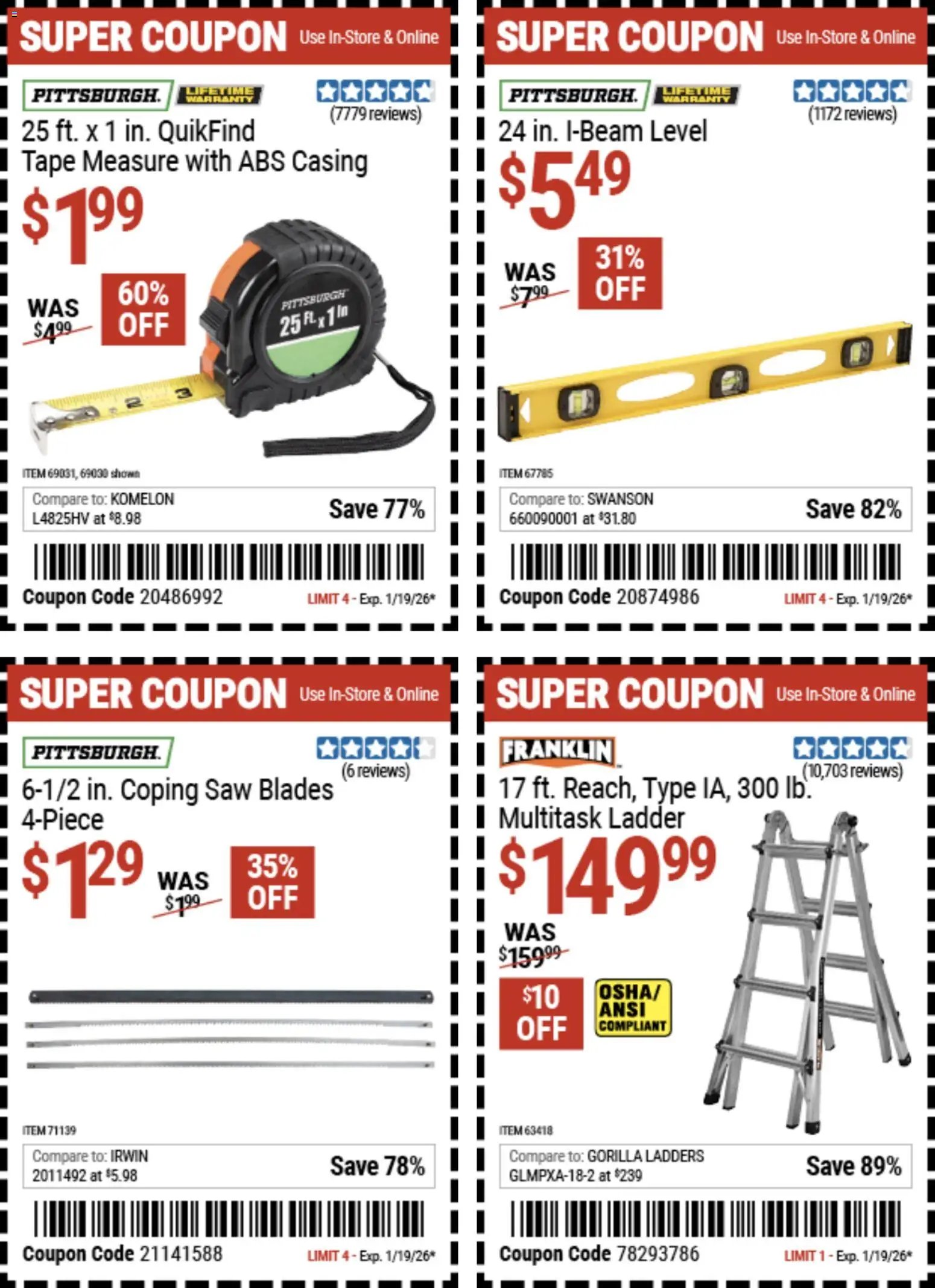 Harbor Freight Weekly Ad