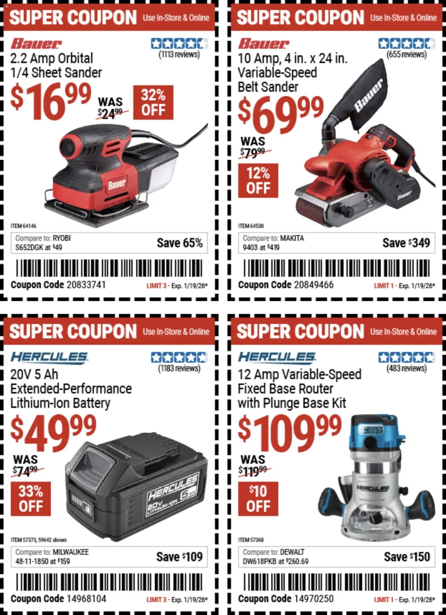 Harbor Freight Weekly Ad