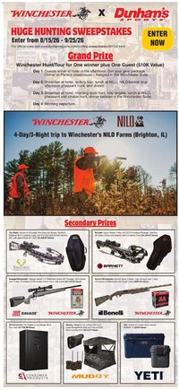 Dunham's Sports Huge Hunting Sweepstakes