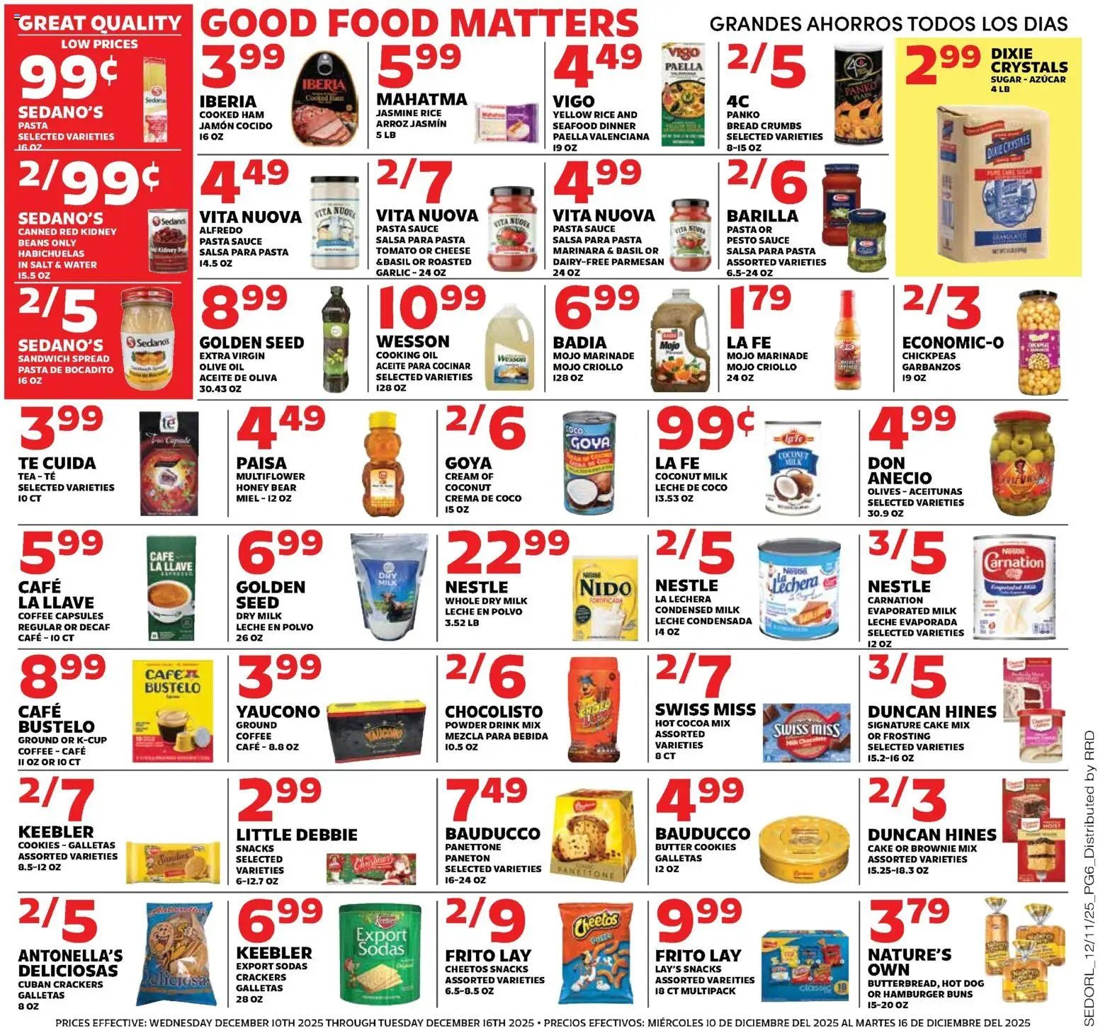 Sedano's Weekly Ad
