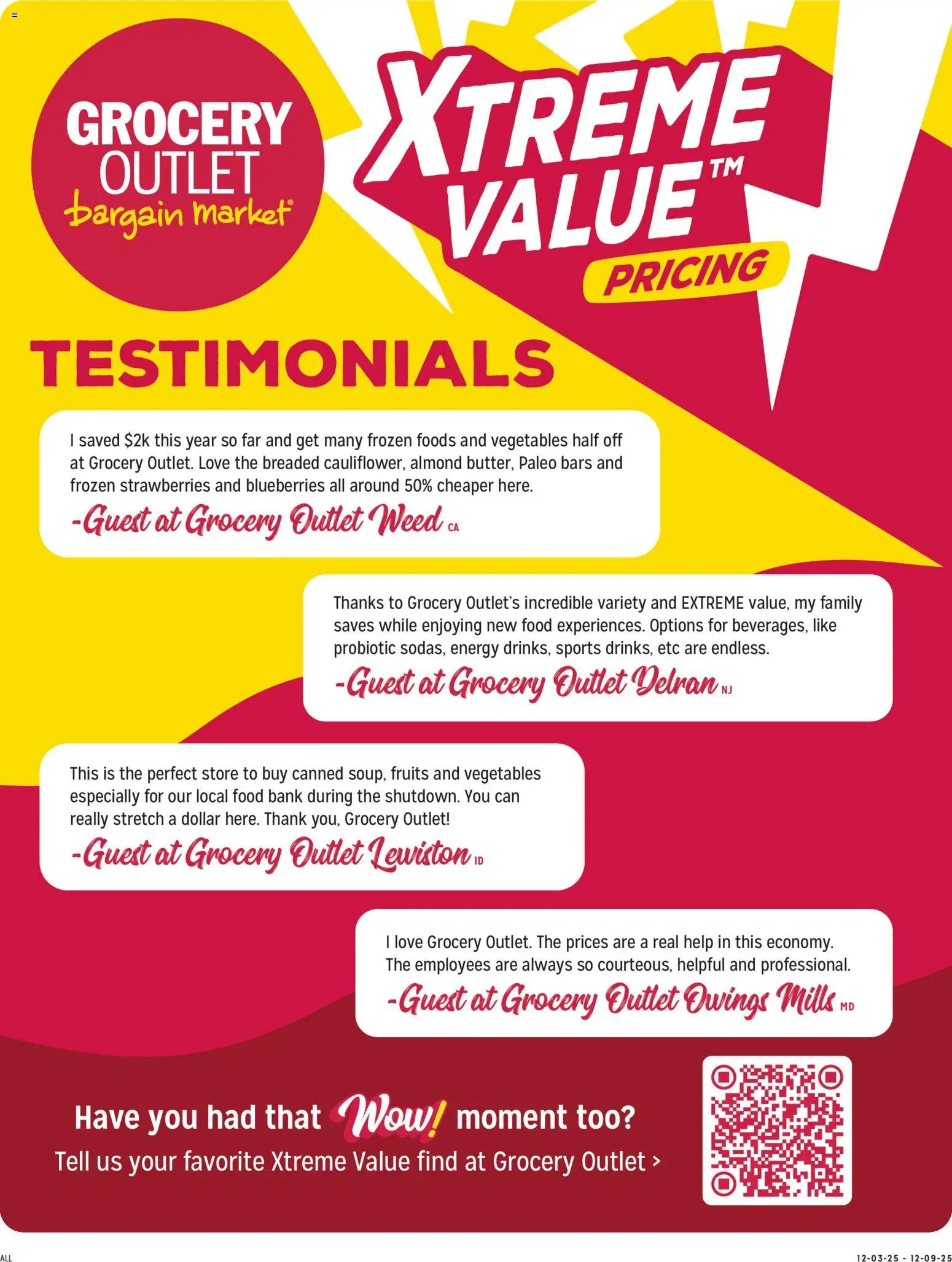 Grocery Outlet Weekly Ad - WA