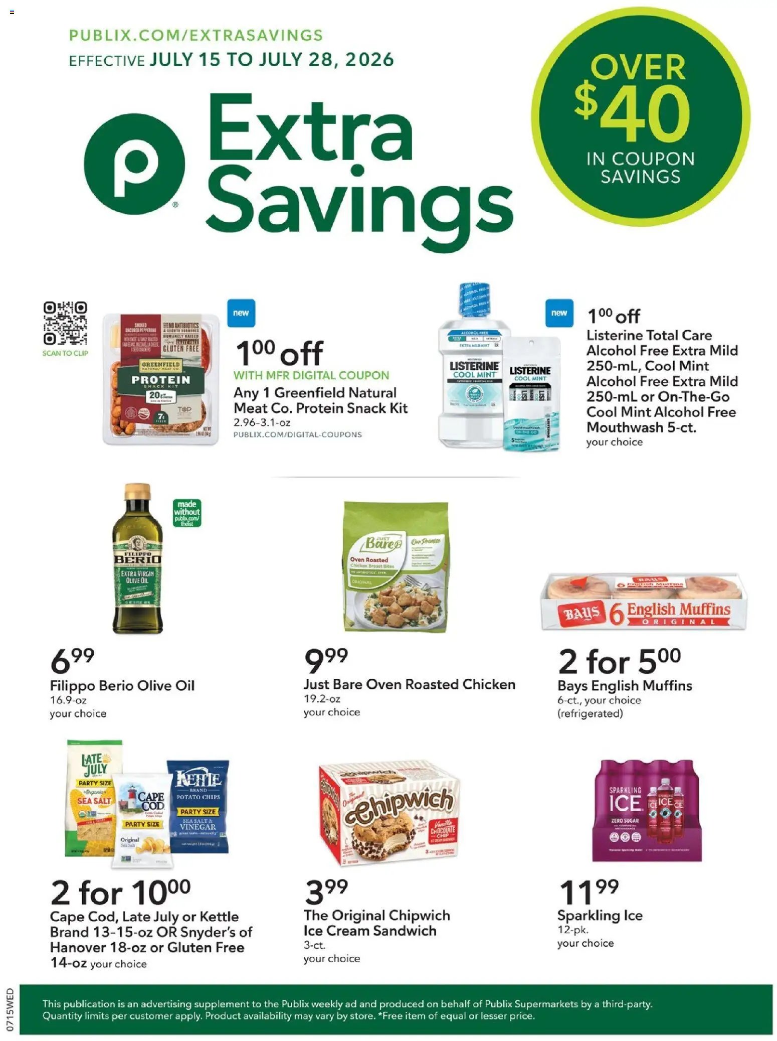Publix Extra Savings