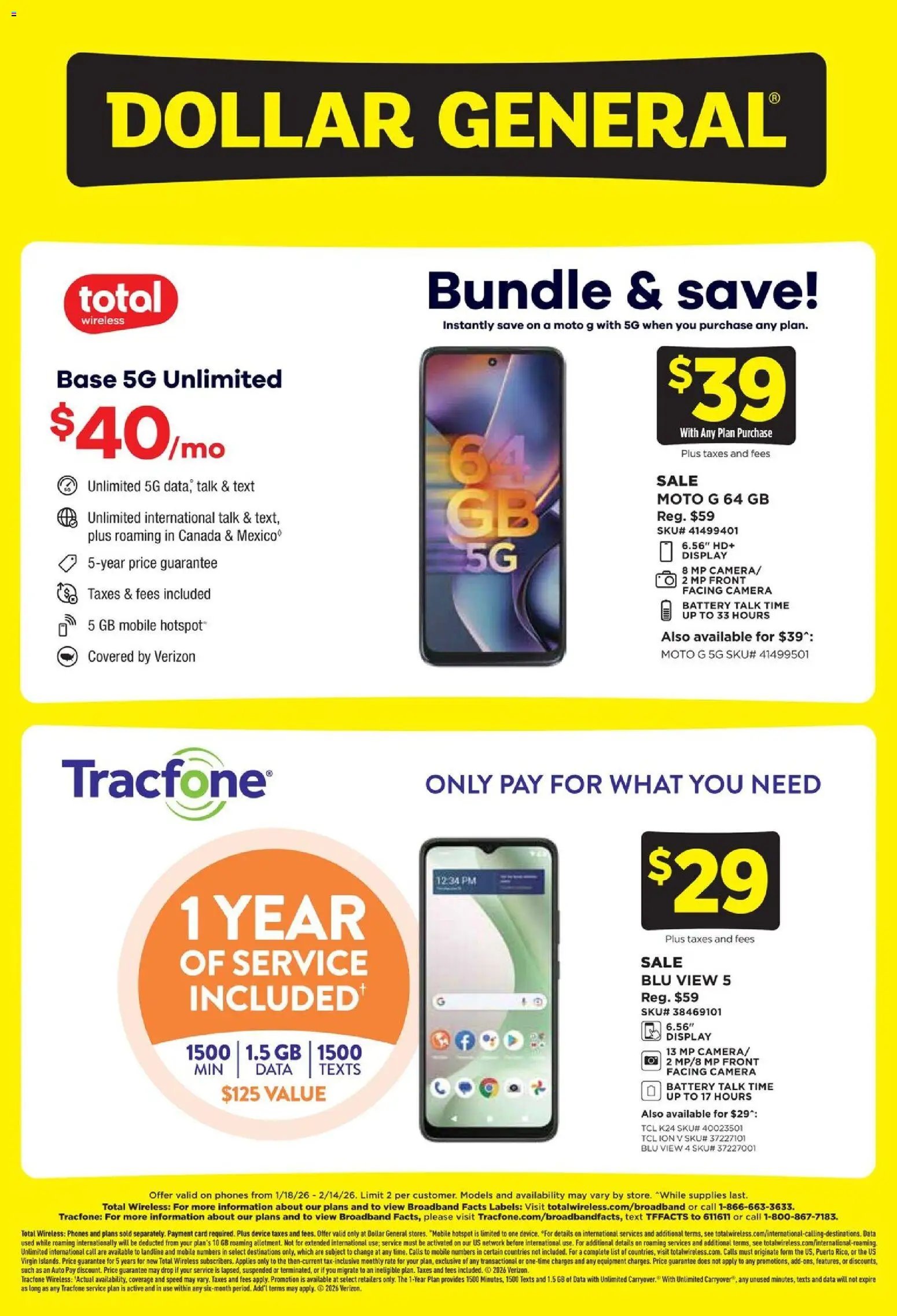Dollar General Wireless Deals
