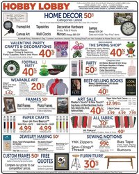 Hobby Lobby Weekly Ad