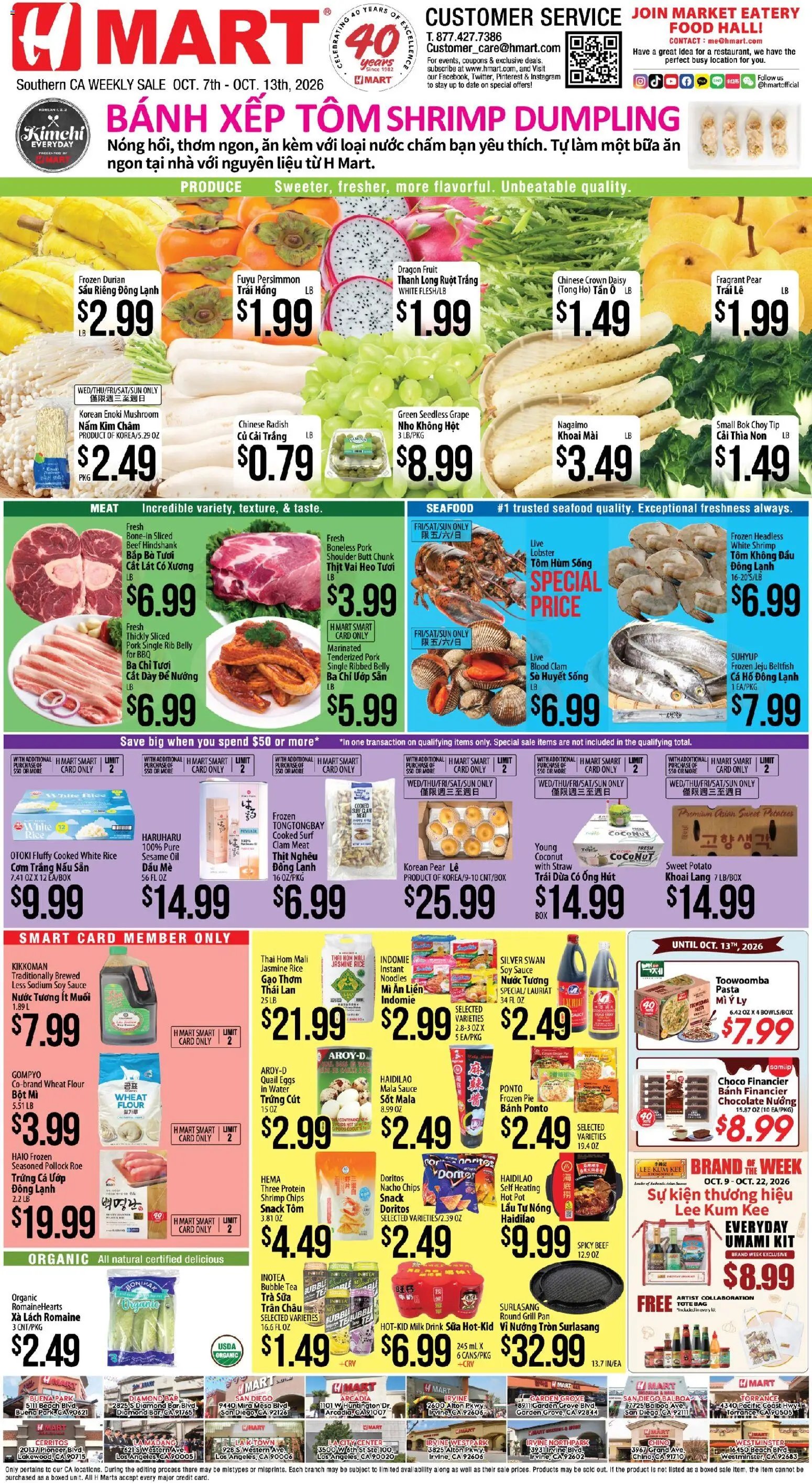 Hmart Weekly Ad - VIETNAMESE - CA