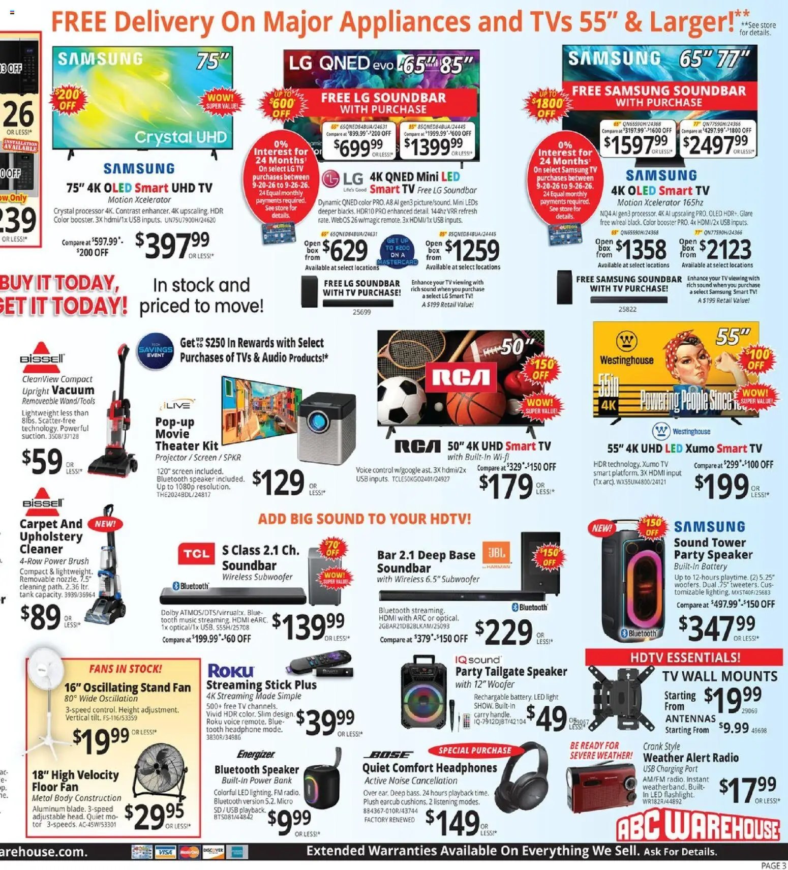 ABC Warehouse Weekly Ad