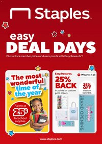 Staples Weekly Ad