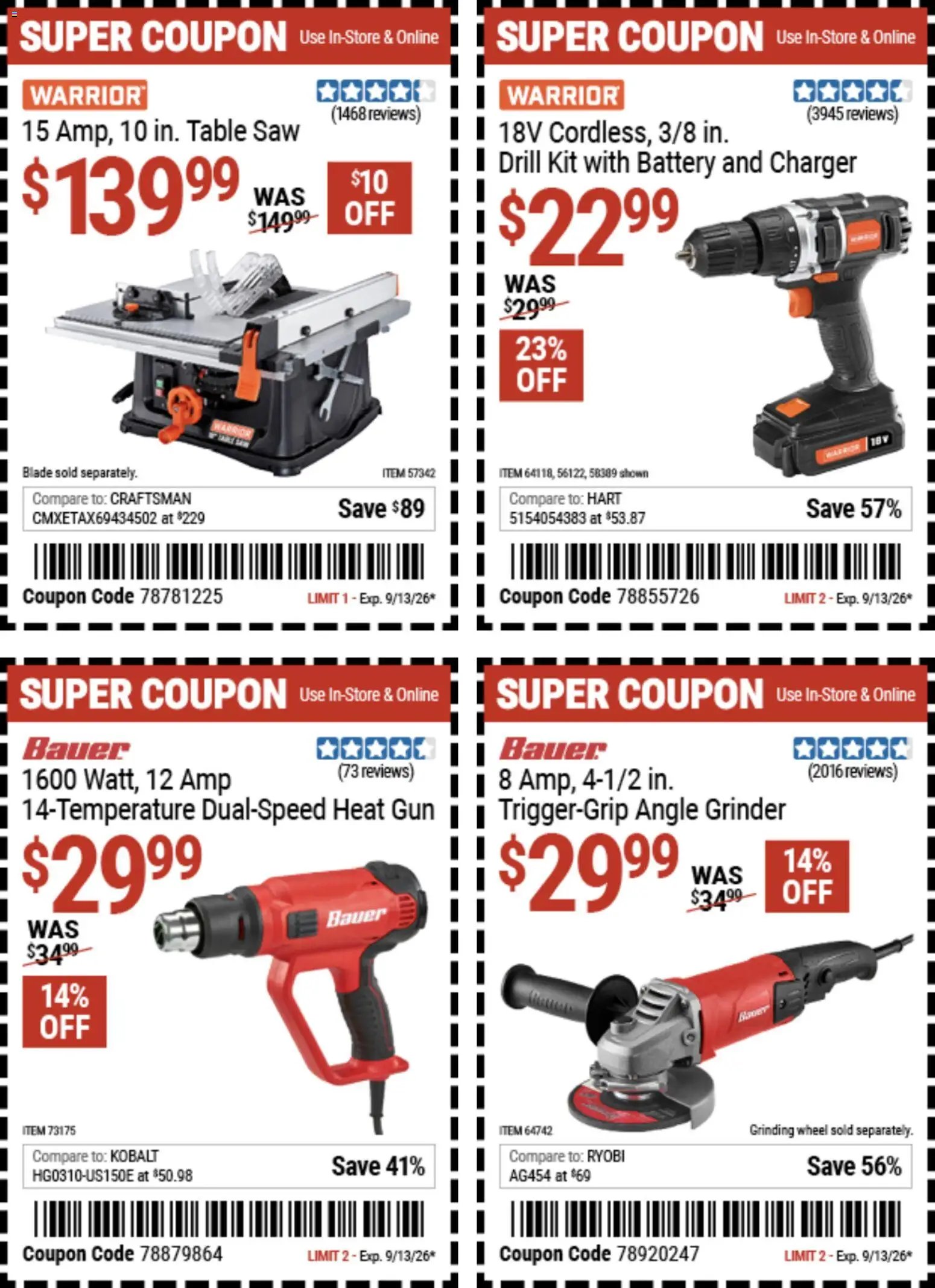 Harbor Freight Weekly Ad