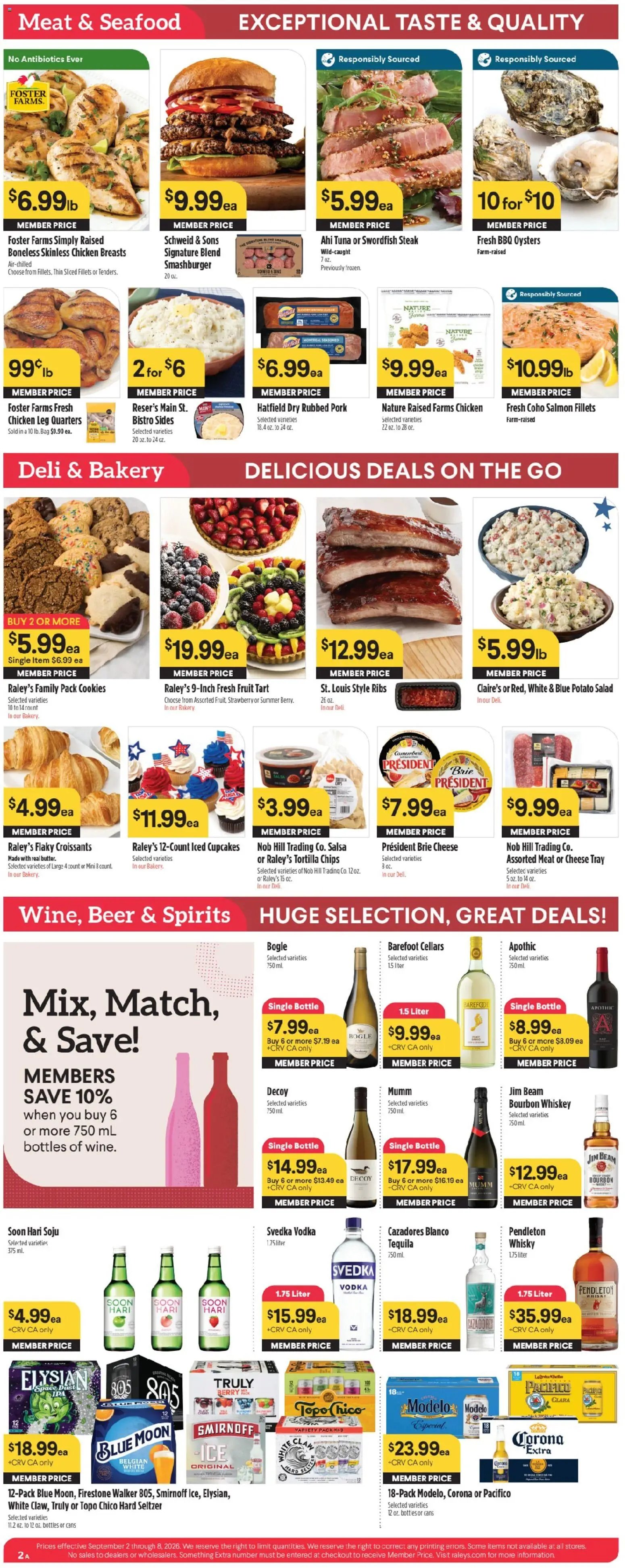 Raley's - Raley's Weekly Ad 9/2-9/8