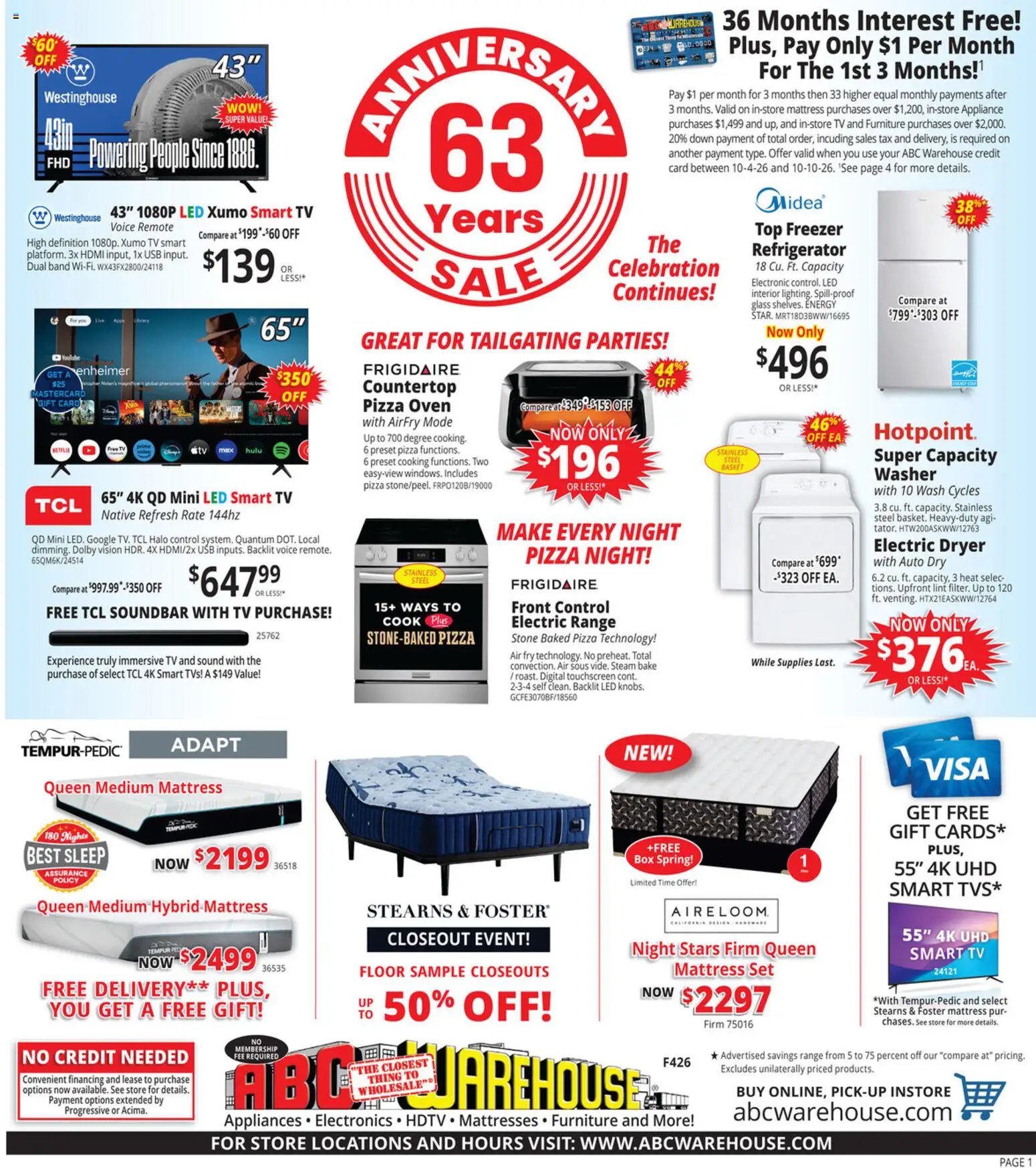 ABC Warehouse Weekly Ad
