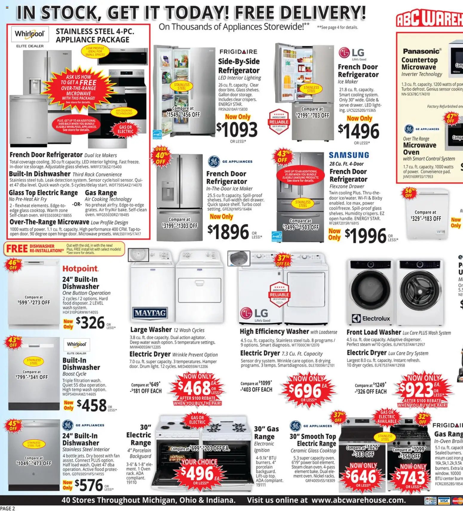 ABC Warehouse Weekly Ad