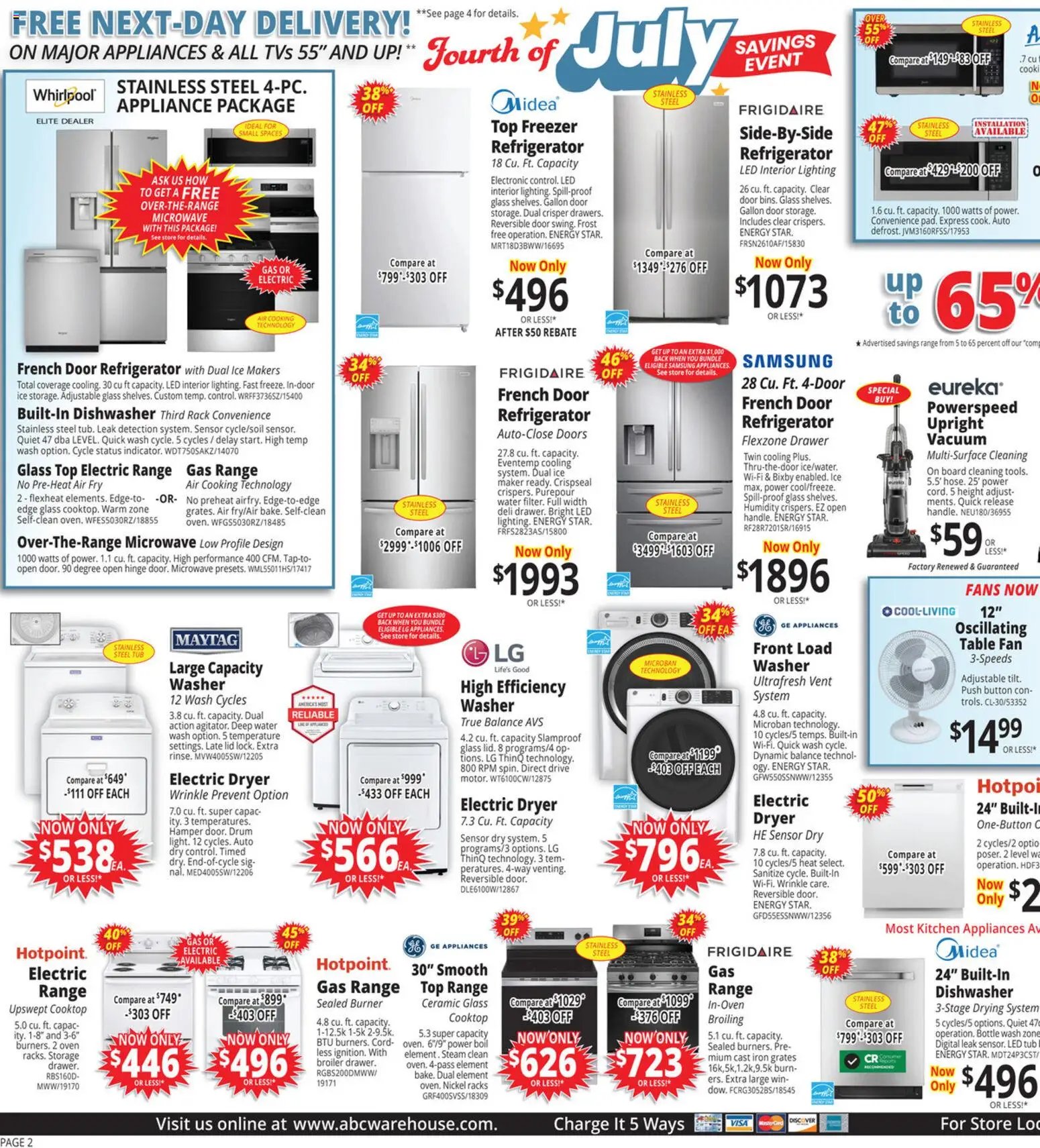 ABC Warehouse Weekly Ad