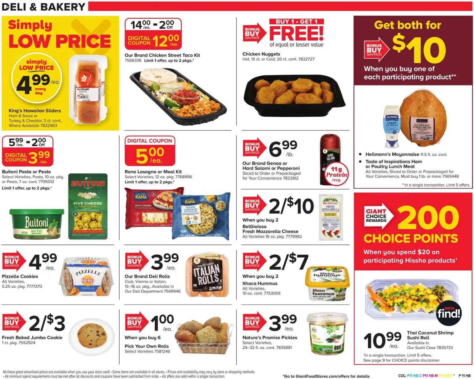 Giant Weekly Ad