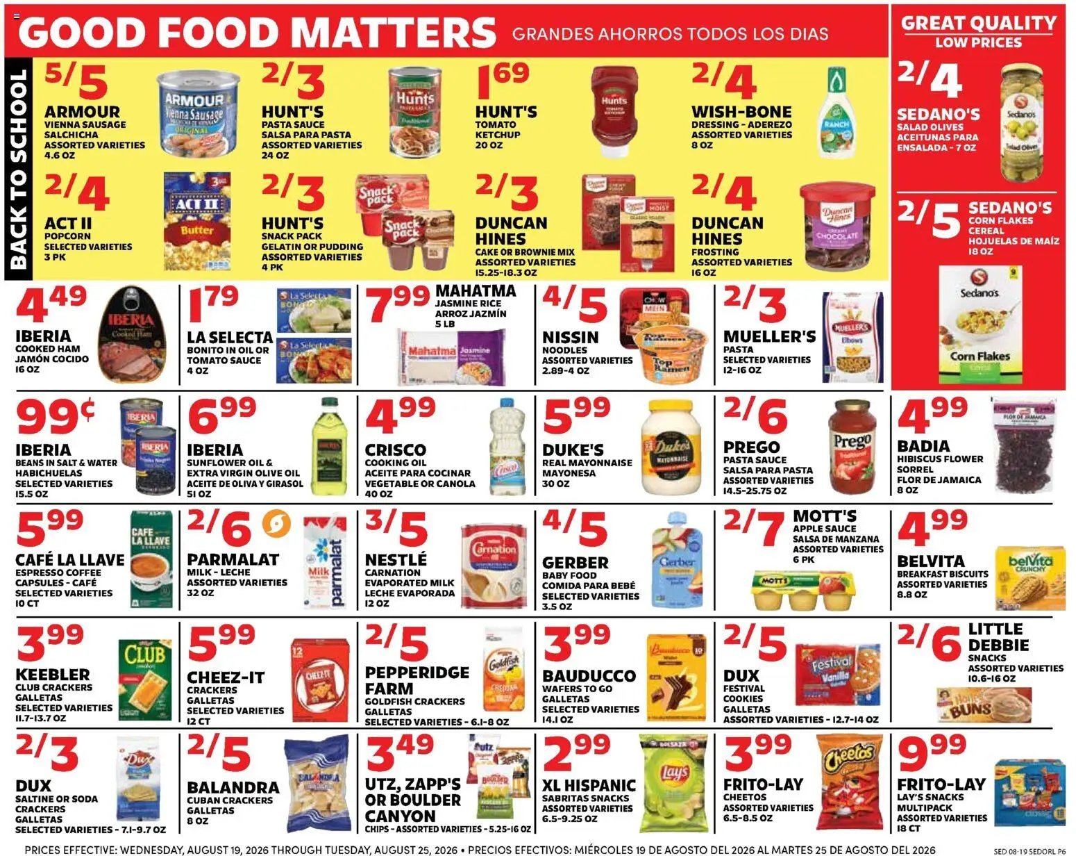 Sedano's Weekly Ad