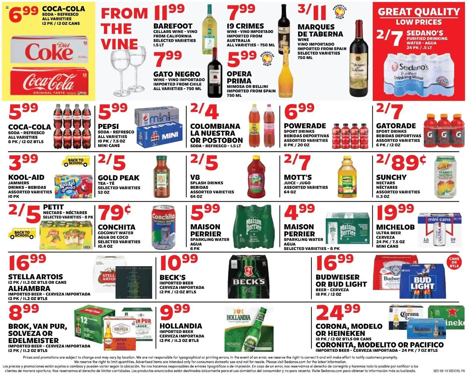 Sedano's Weekly Ad