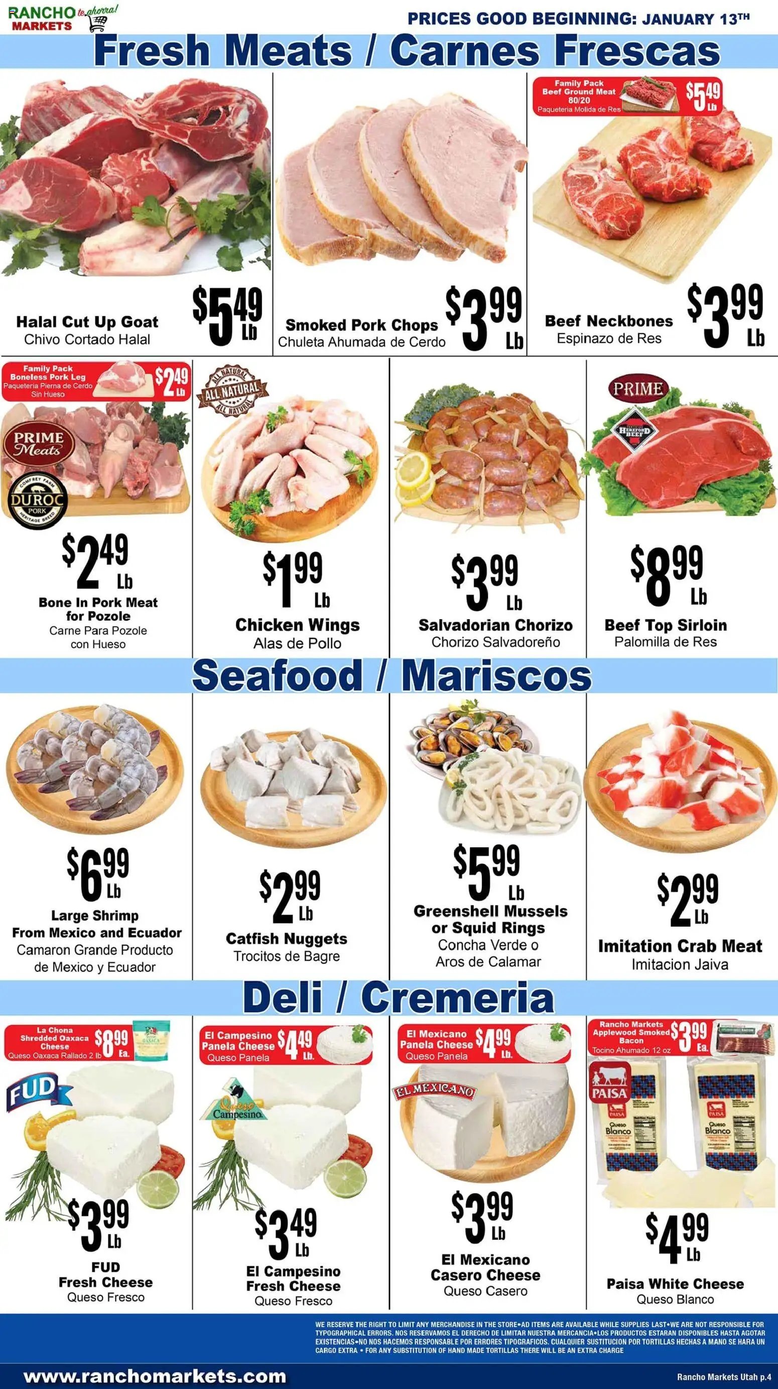 Rancho Markets Weekly Ad