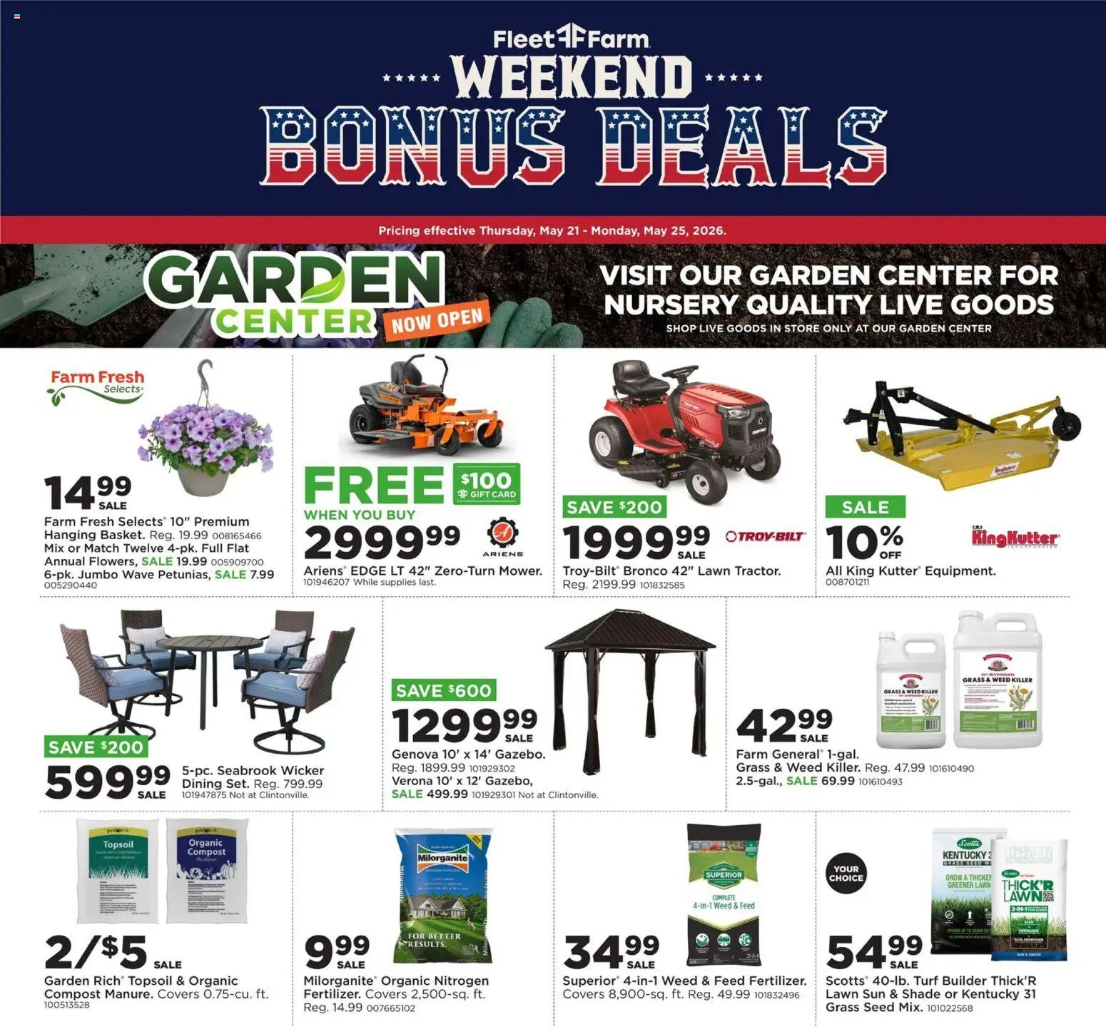 Mills Fleet Farm Weekend Ad