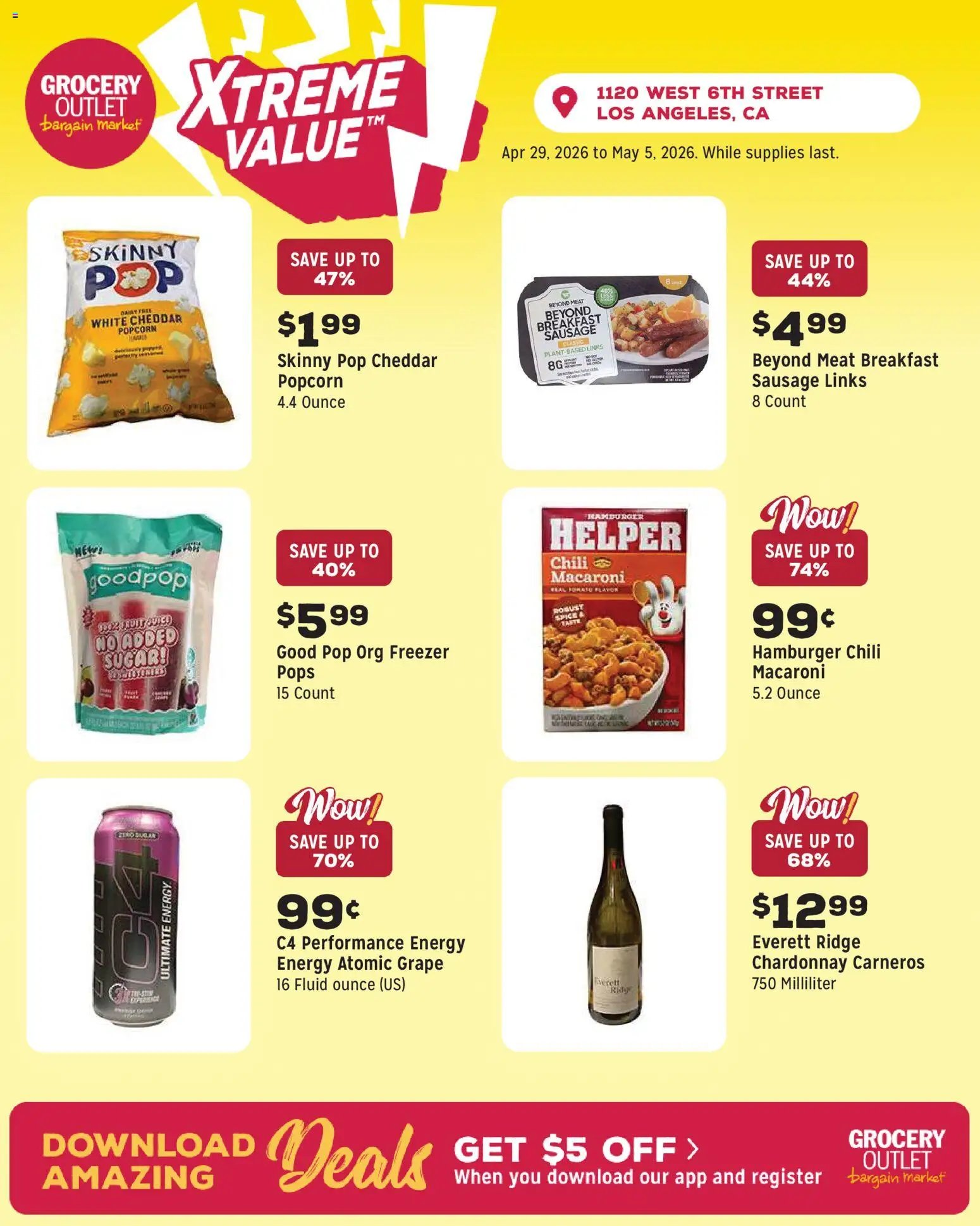 Grocery Outlet Weekly Ad - CA