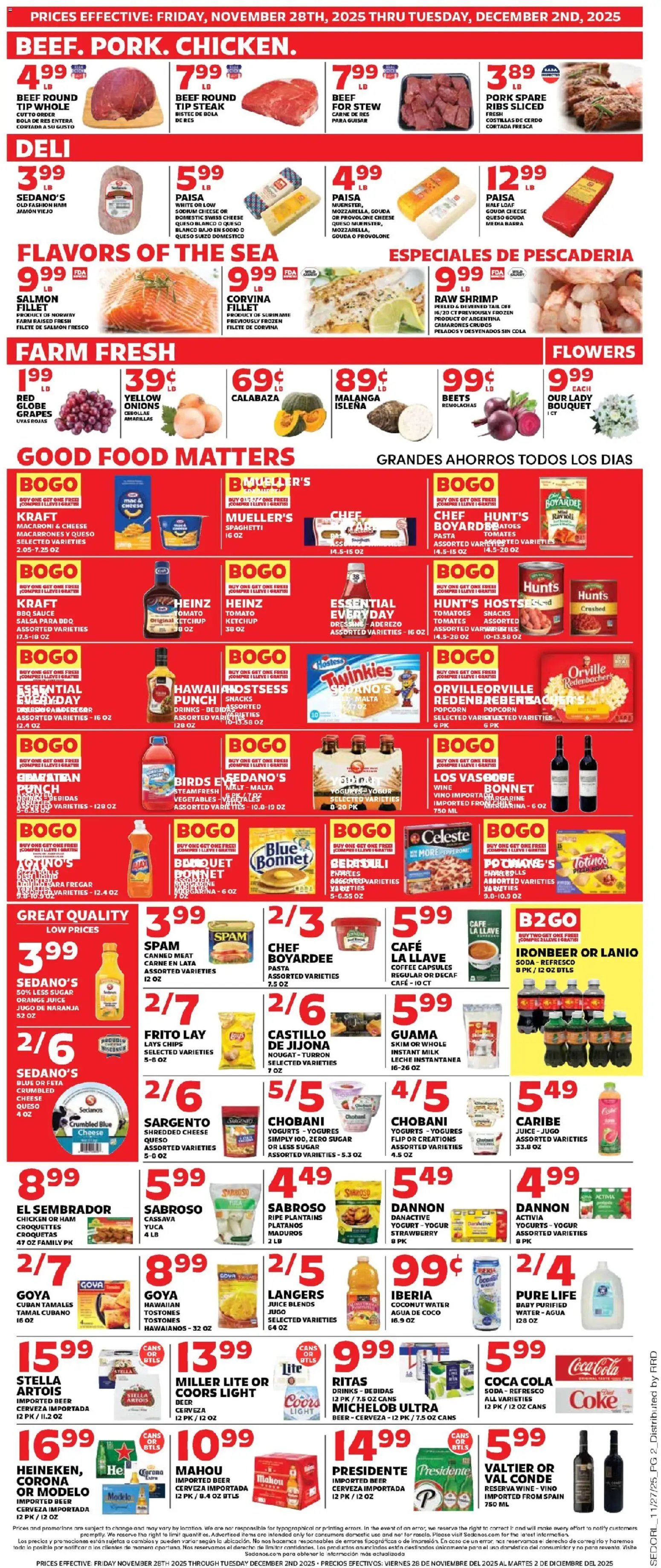 Sedano's Weekly Ad