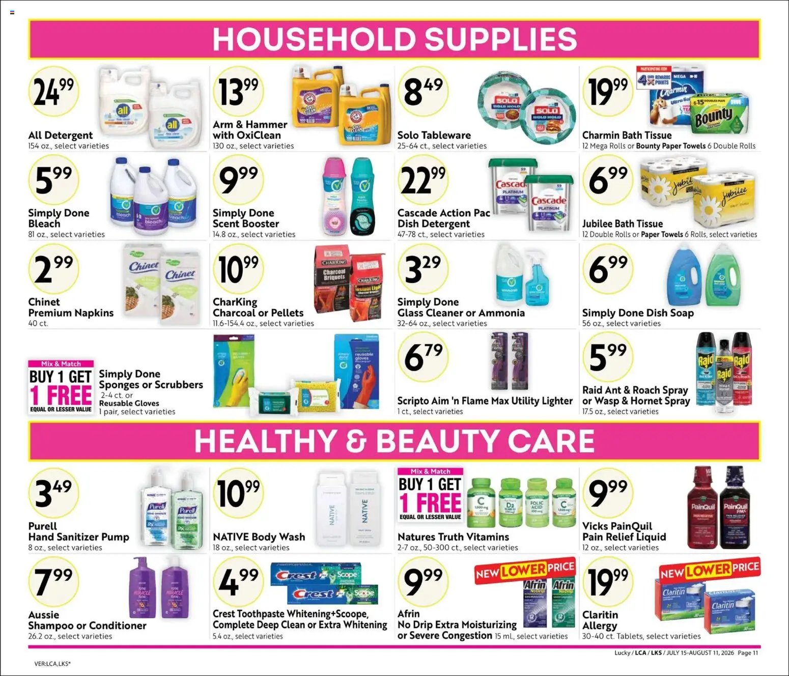 Lucky Supermarkets Online Savings Guide - CA
