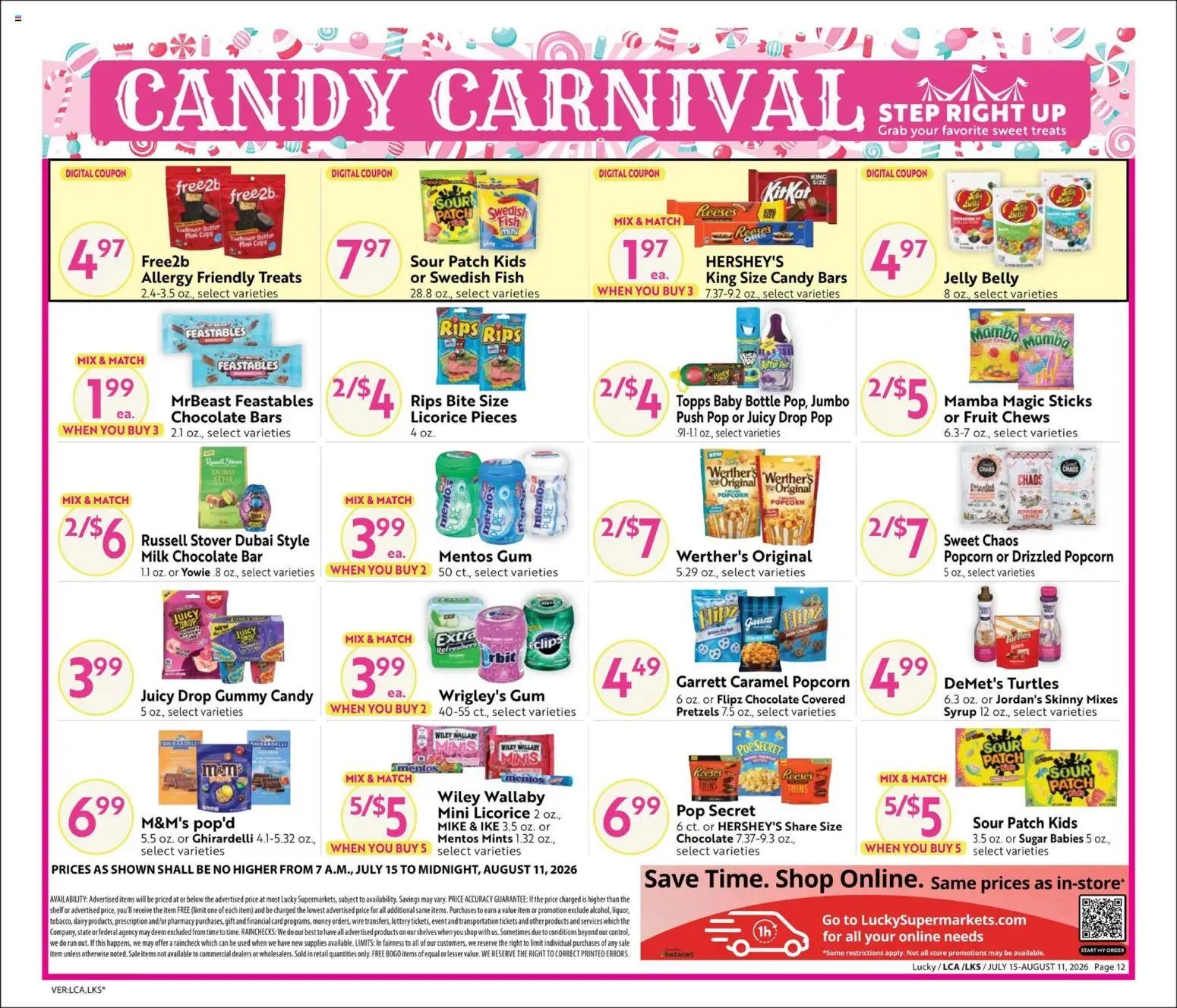 Lucky Supermarkets Online Savings Guide - CA