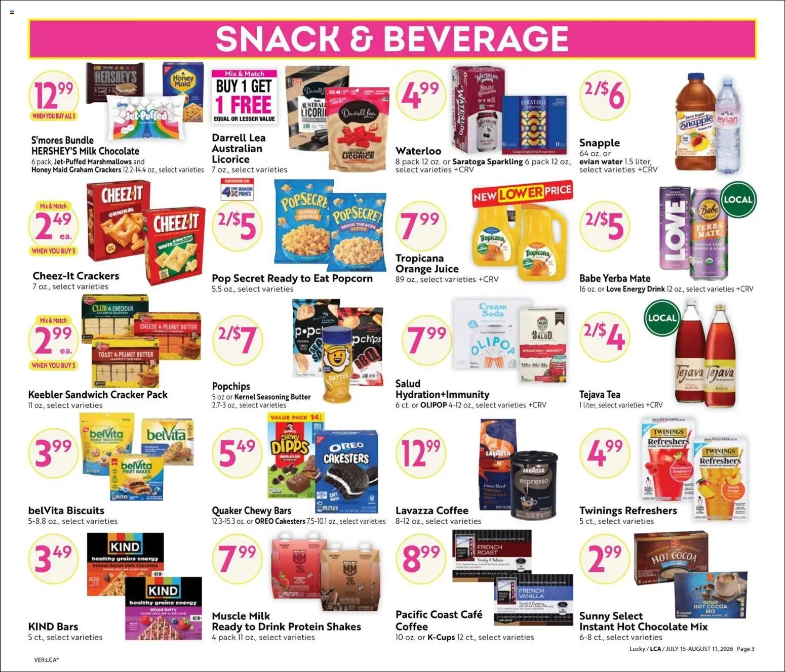 Lucky Supermarkets Online Savings Guide - CA