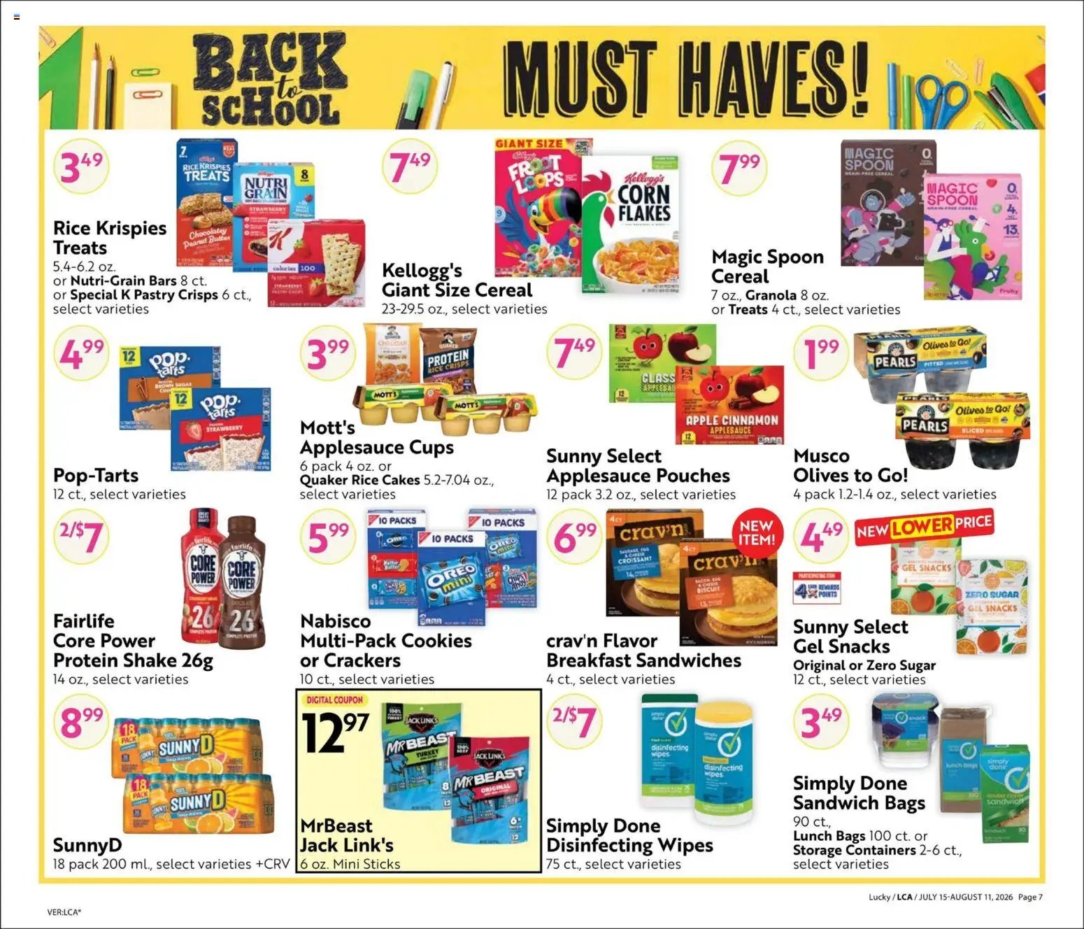Lucky Supermarkets Online Savings Guide - CA