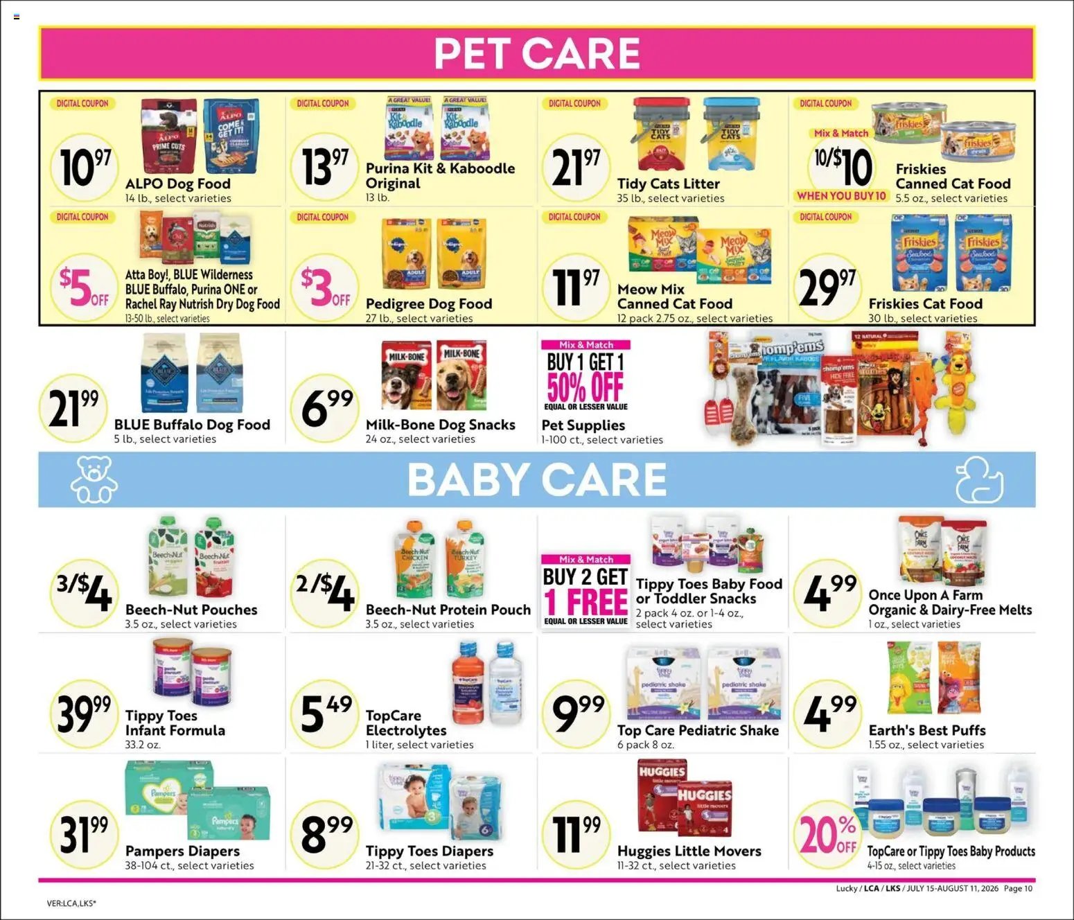 Lucky Supermarkets Online Savings Guide - CA