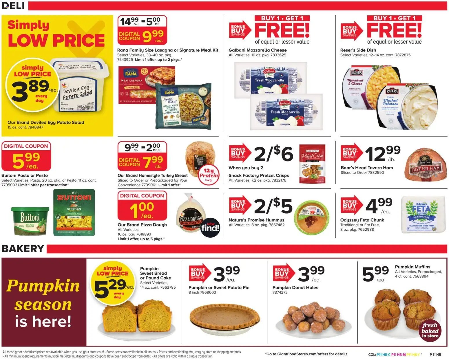Giant Weekly Ad