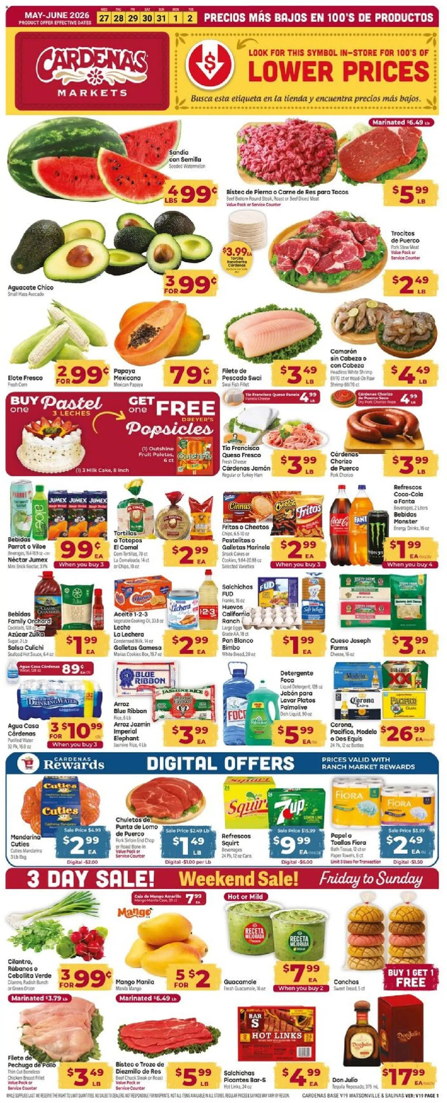 Cardenas Weekly Ad - CA