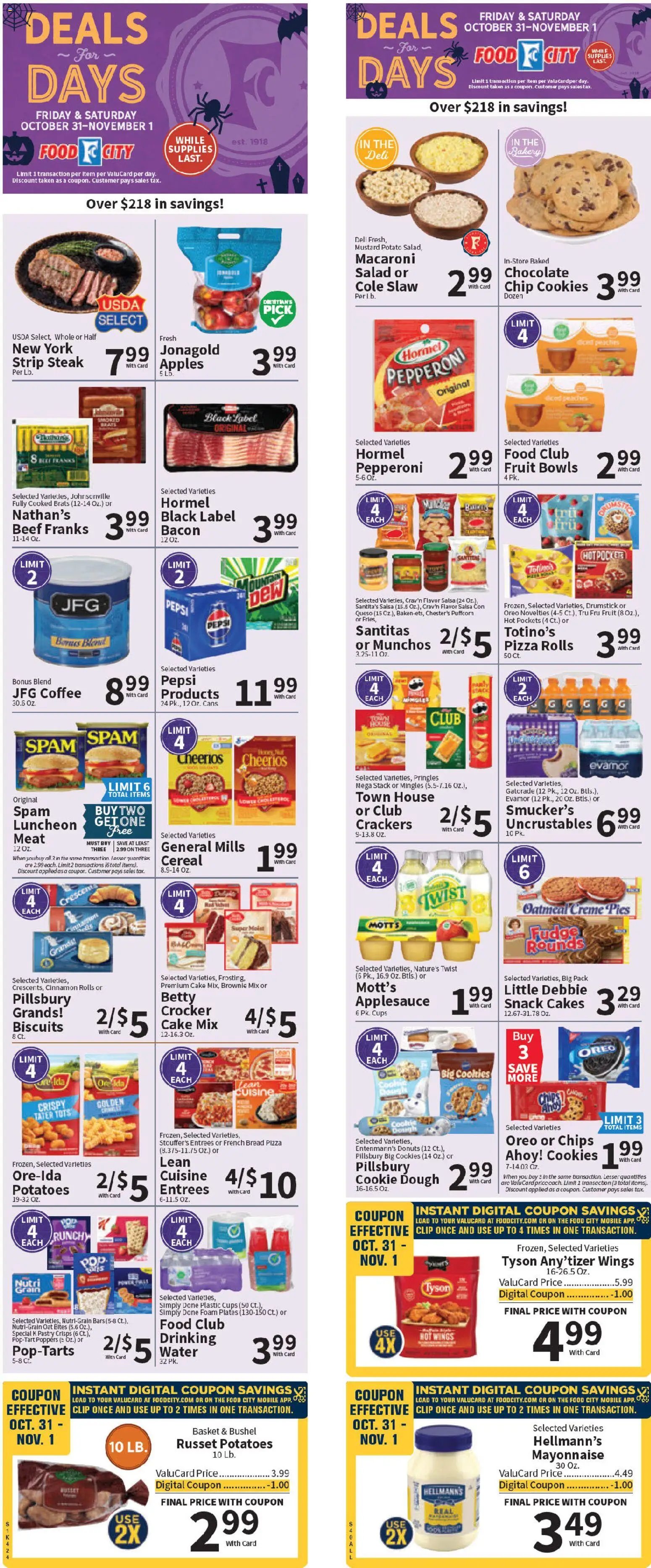 Food City Weekly Ad (2025-10-29 - 2025-11-04) | 1