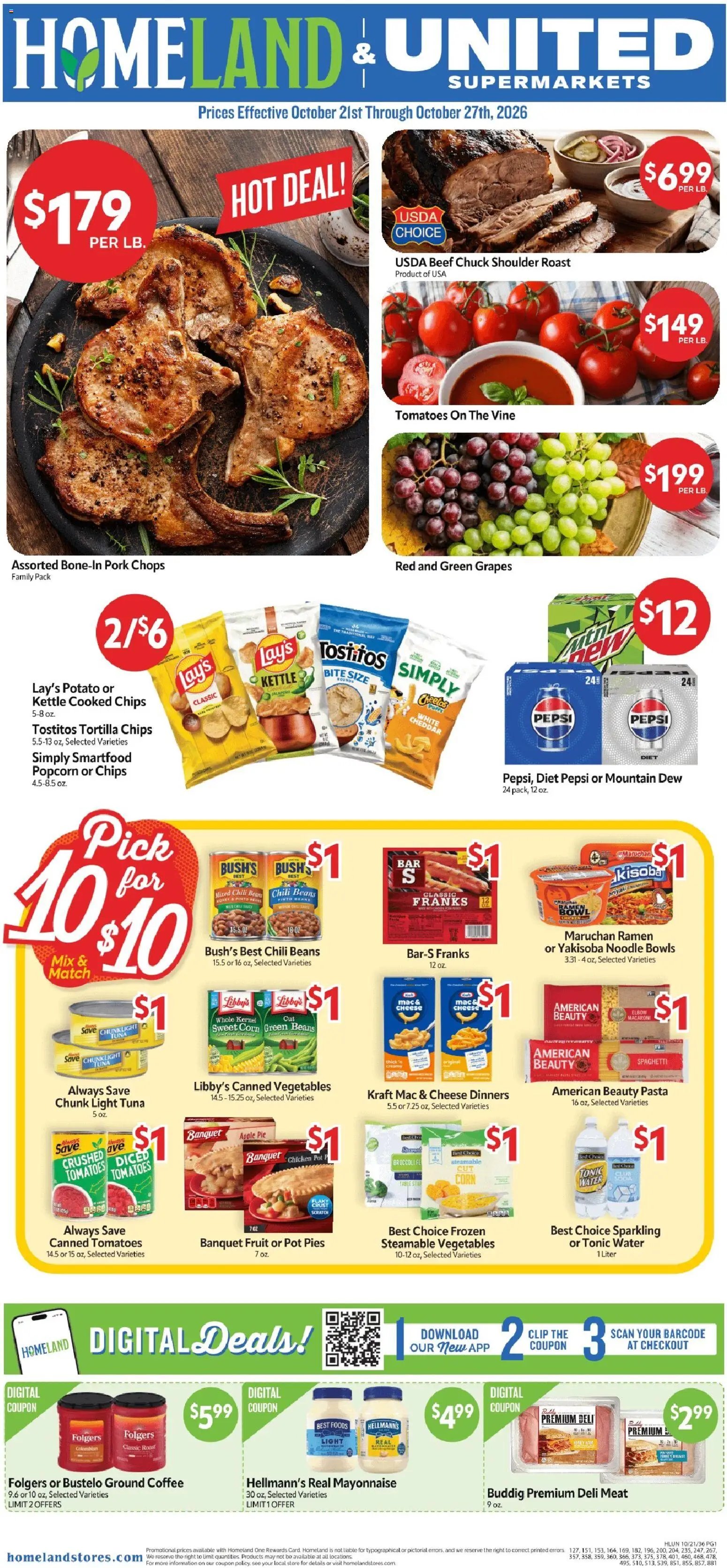 Homeland Weekly Ad