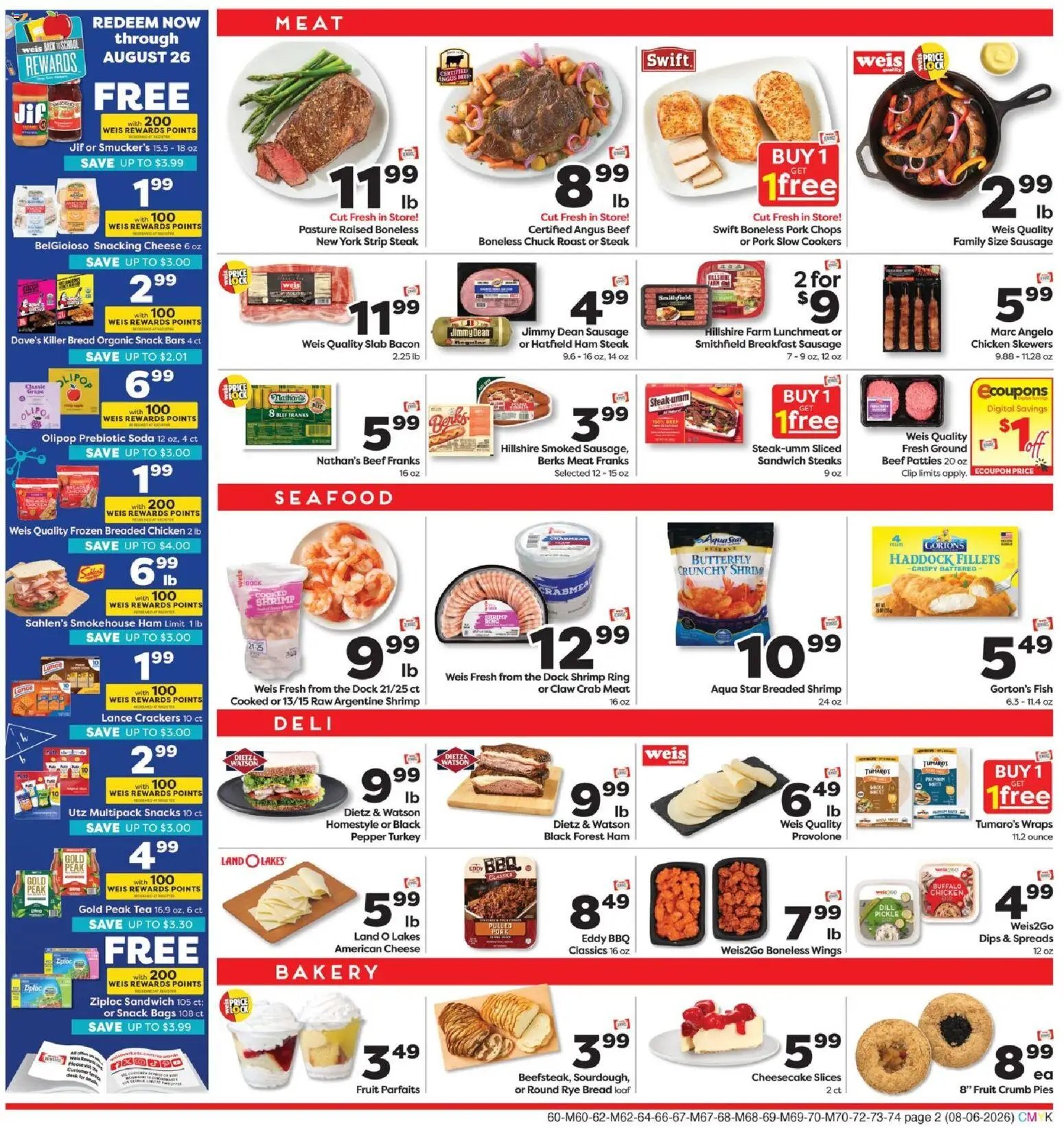 Weis Weekly Circular - NY