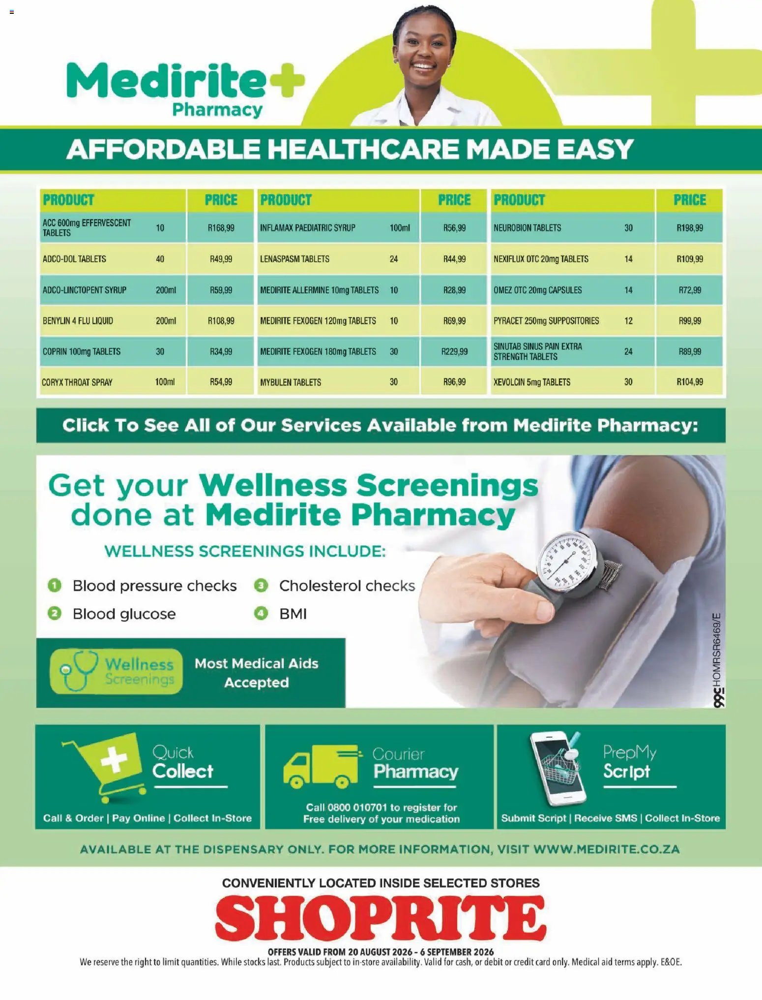 Shoprite - Medirite Spring Savings