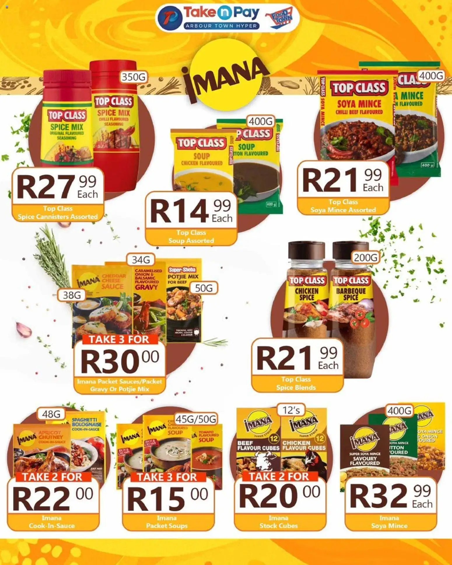 Take n Pay Specials