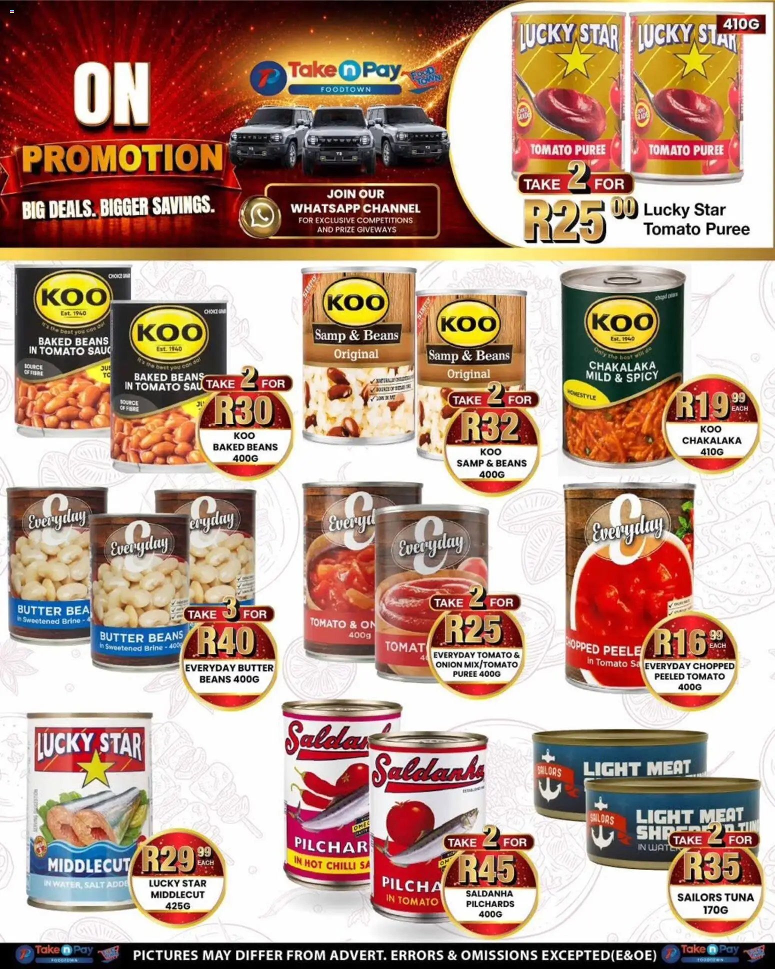 Take n Pay Specials