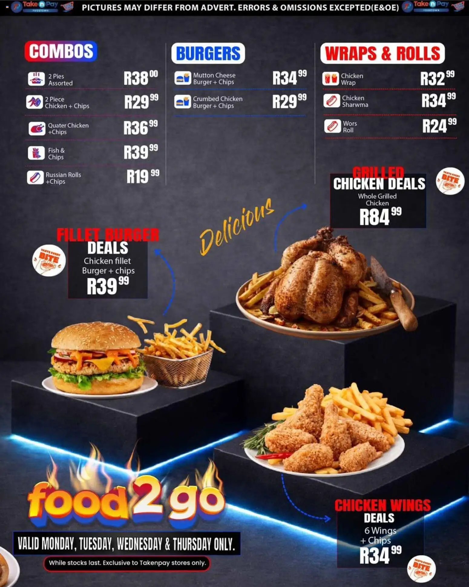 Take n Pay Specials