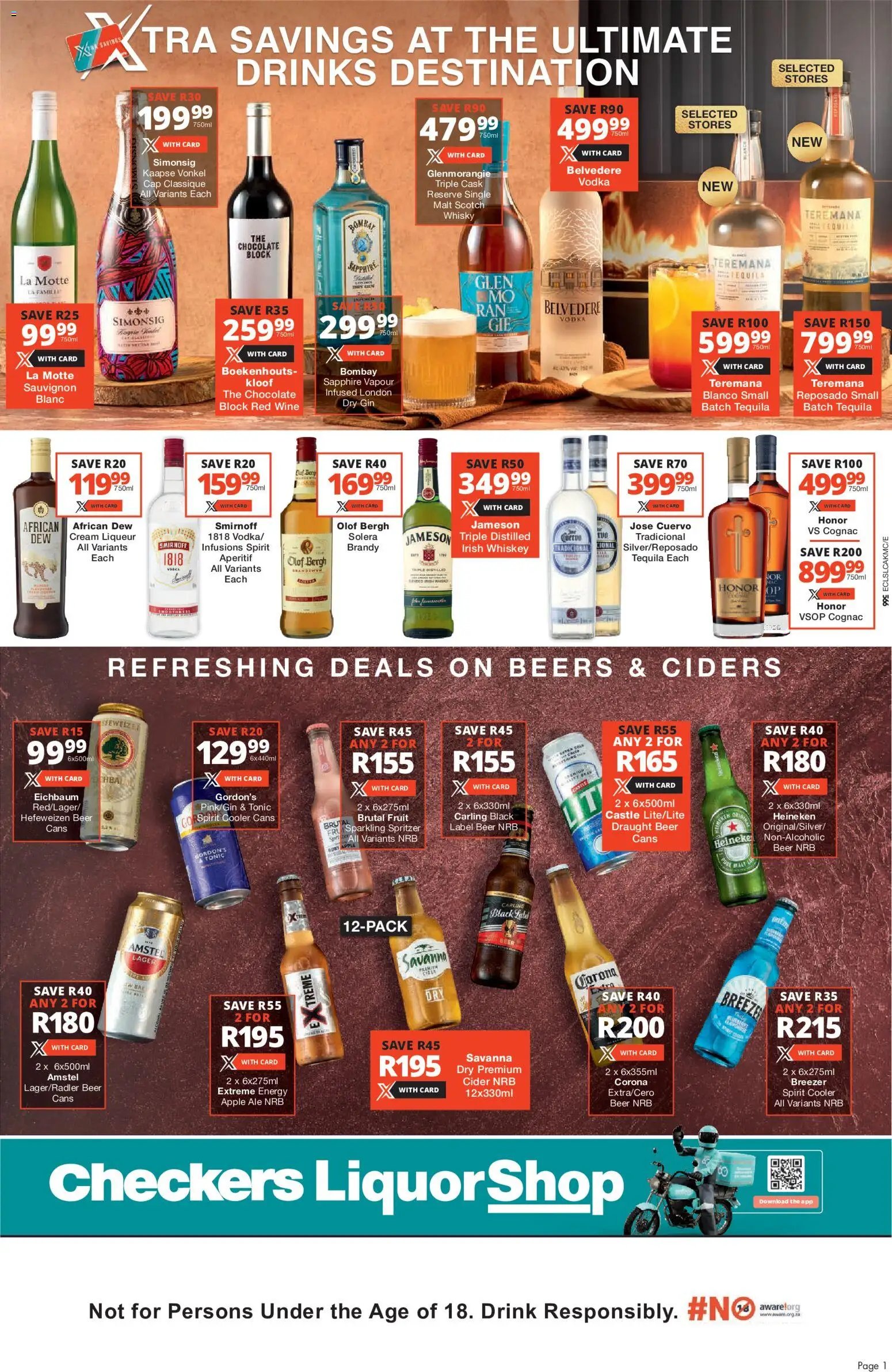 Checkers Eastern Cape - Liquorshop May Month-End Promotion
