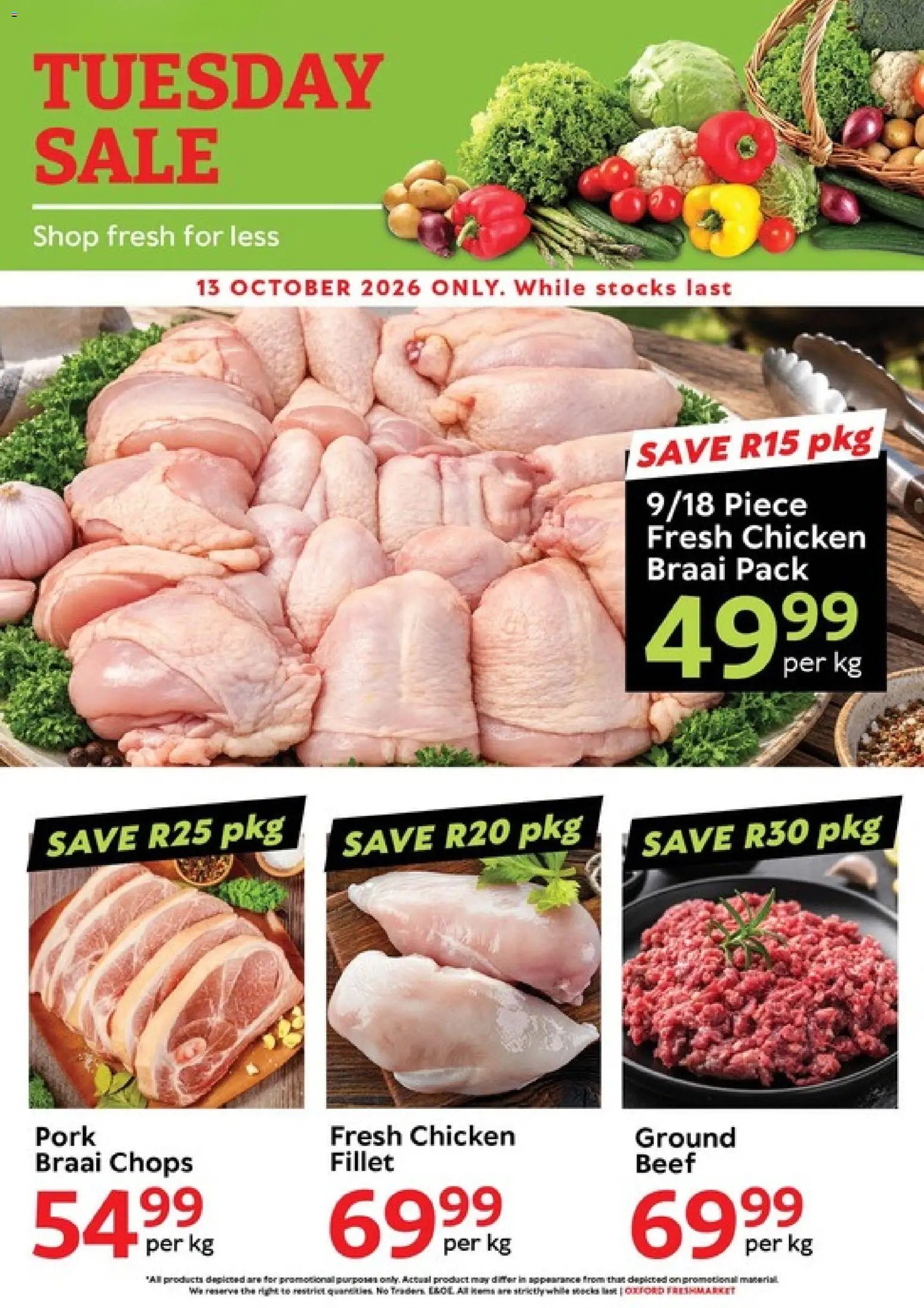 Oxford Freshmarket Tuesday Sale