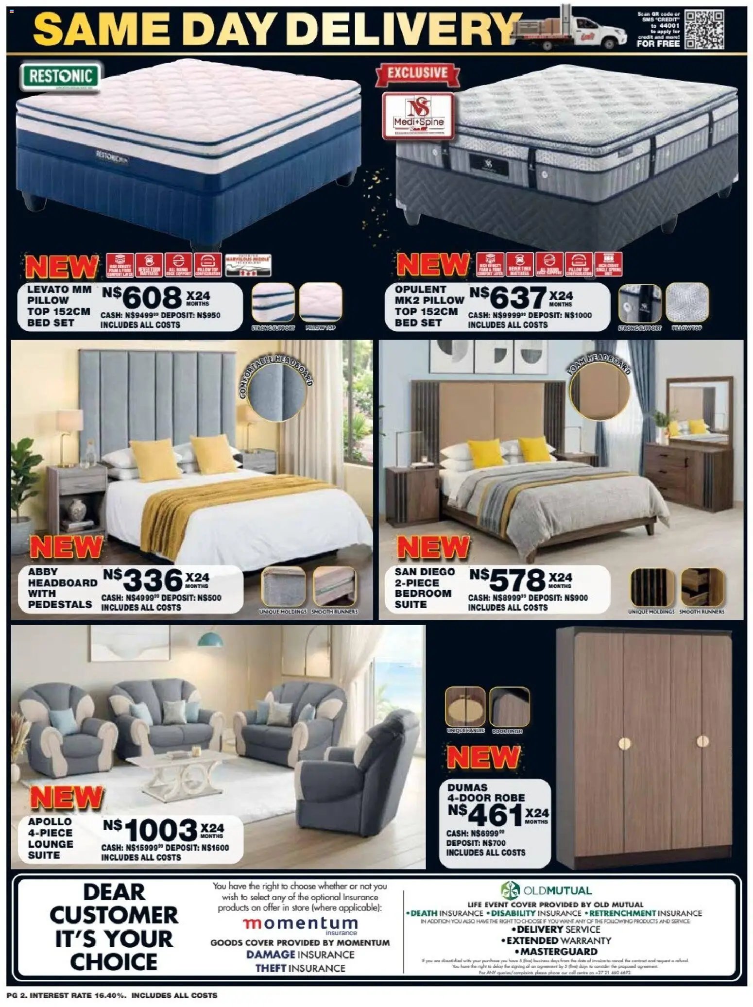 Lewis Stores - Namibia Leaflet