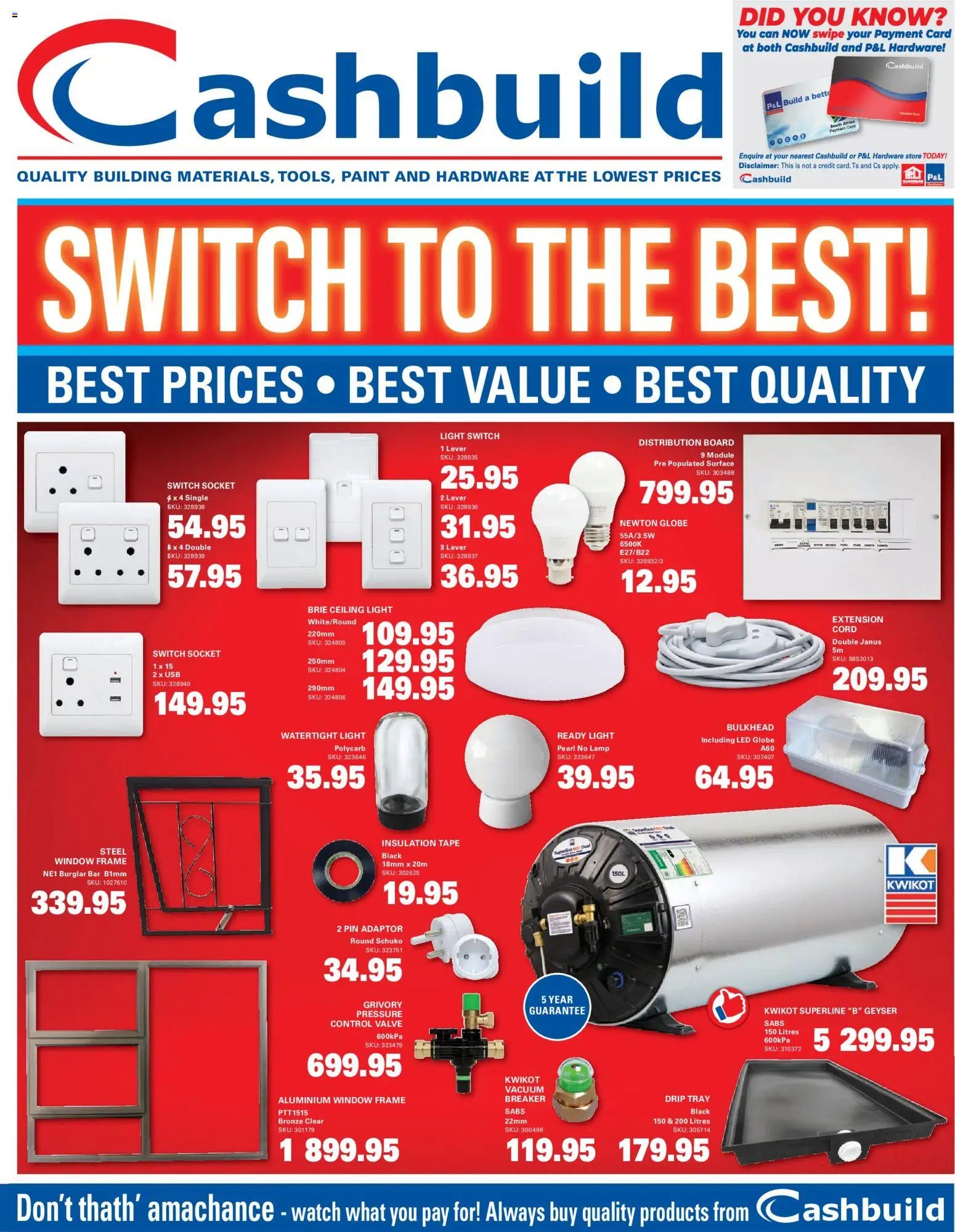 Cashbuild - KwaZulu Natal - Catalogue