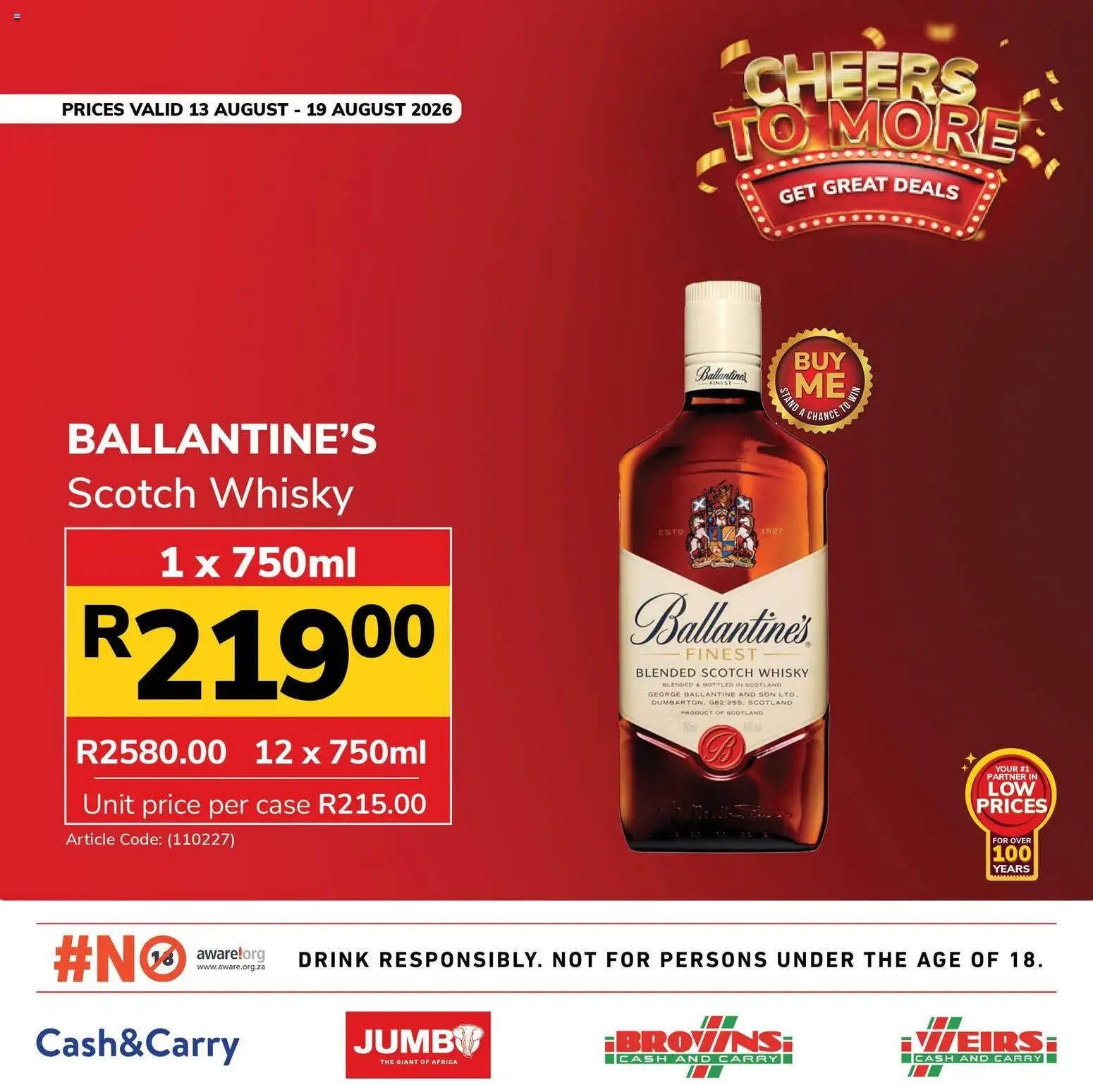 Jumbo Liquor Specials